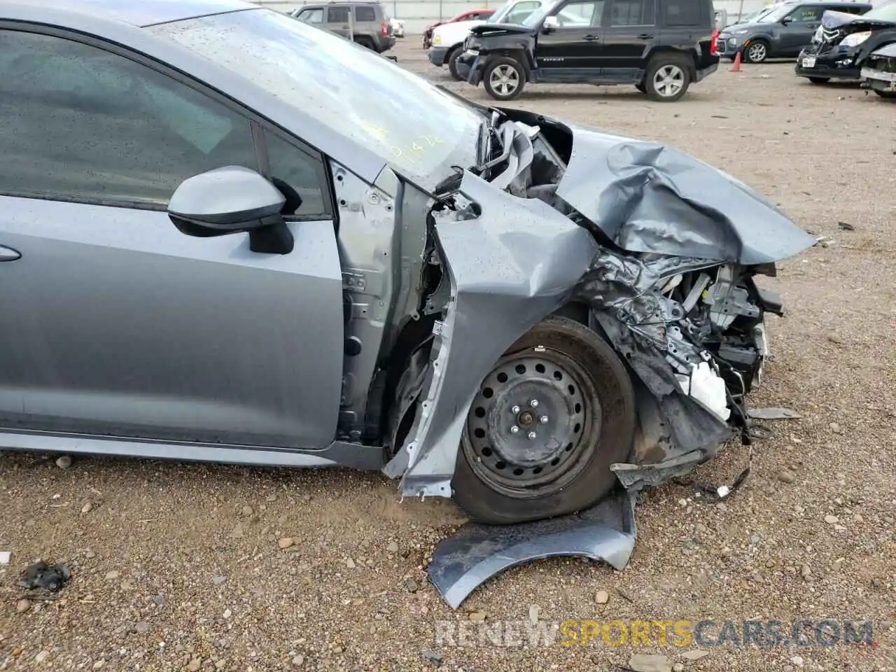 9 Photograph of a damaged car JTDEPMAE5MJ163598 TOYOTA COROLLA 2021