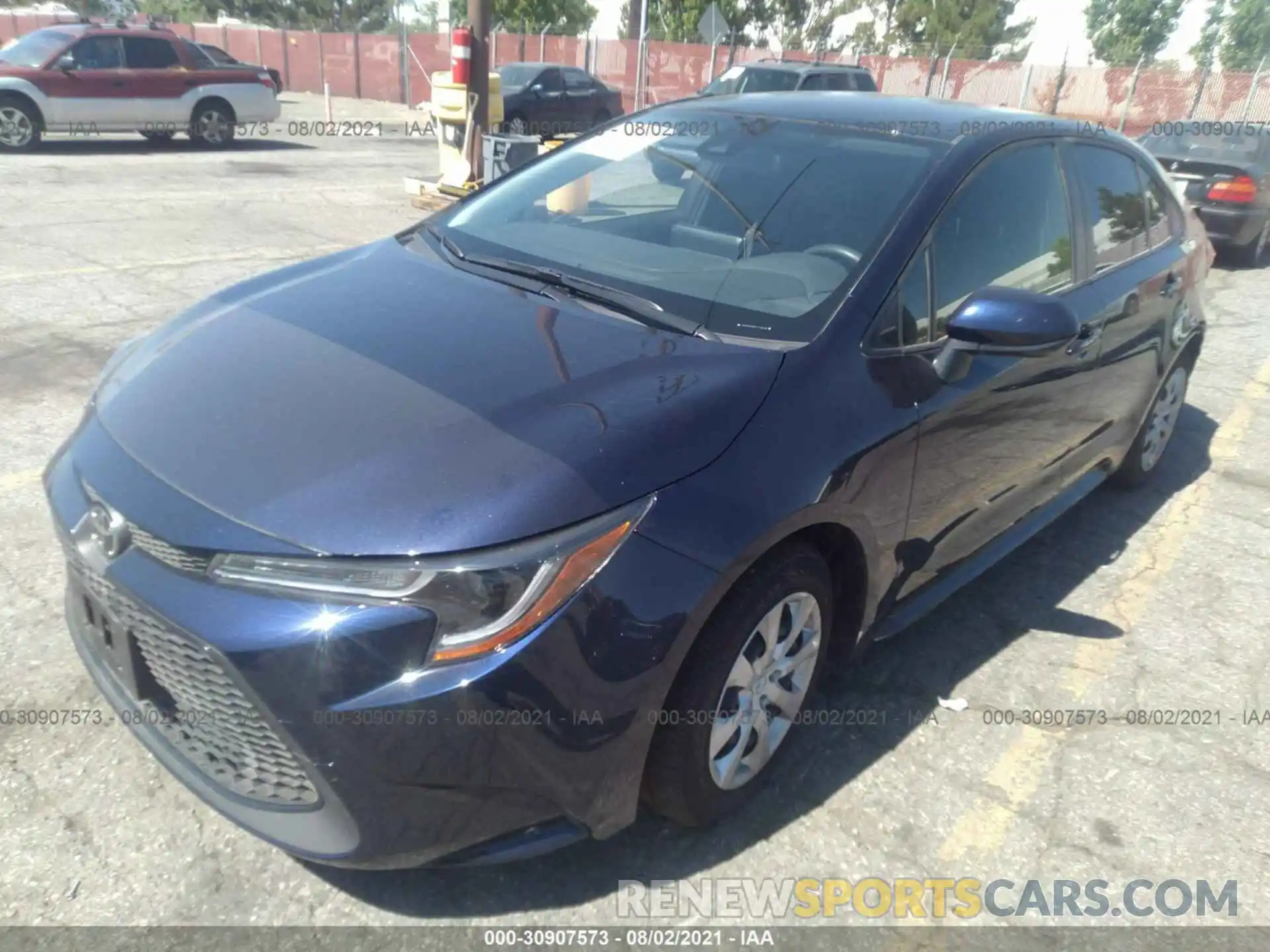 2 Photograph of a damaged car JTDEPMAE5MJ163648 TOYOTA COROLLA 2021