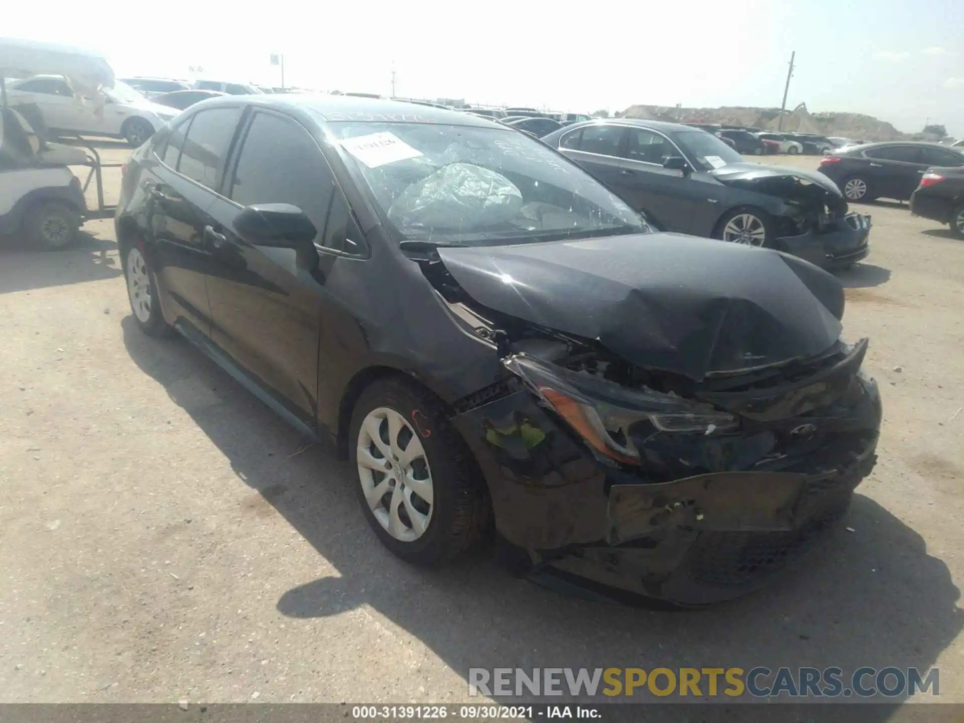 1 Photograph of a damaged car JTDEPMAE5MJ164119 TOYOTA COROLLA 2021