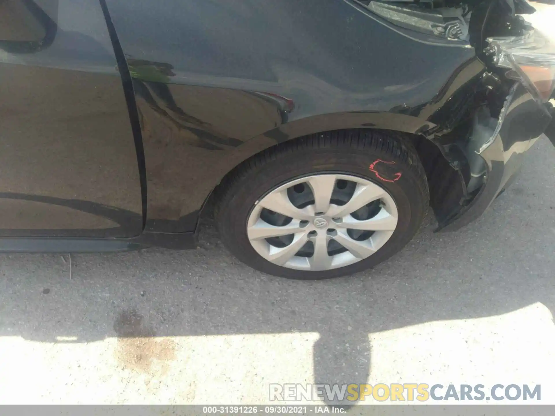 14 Photograph of a damaged car JTDEPMAE5MJ164119 TOYOTA COROLLA 2021