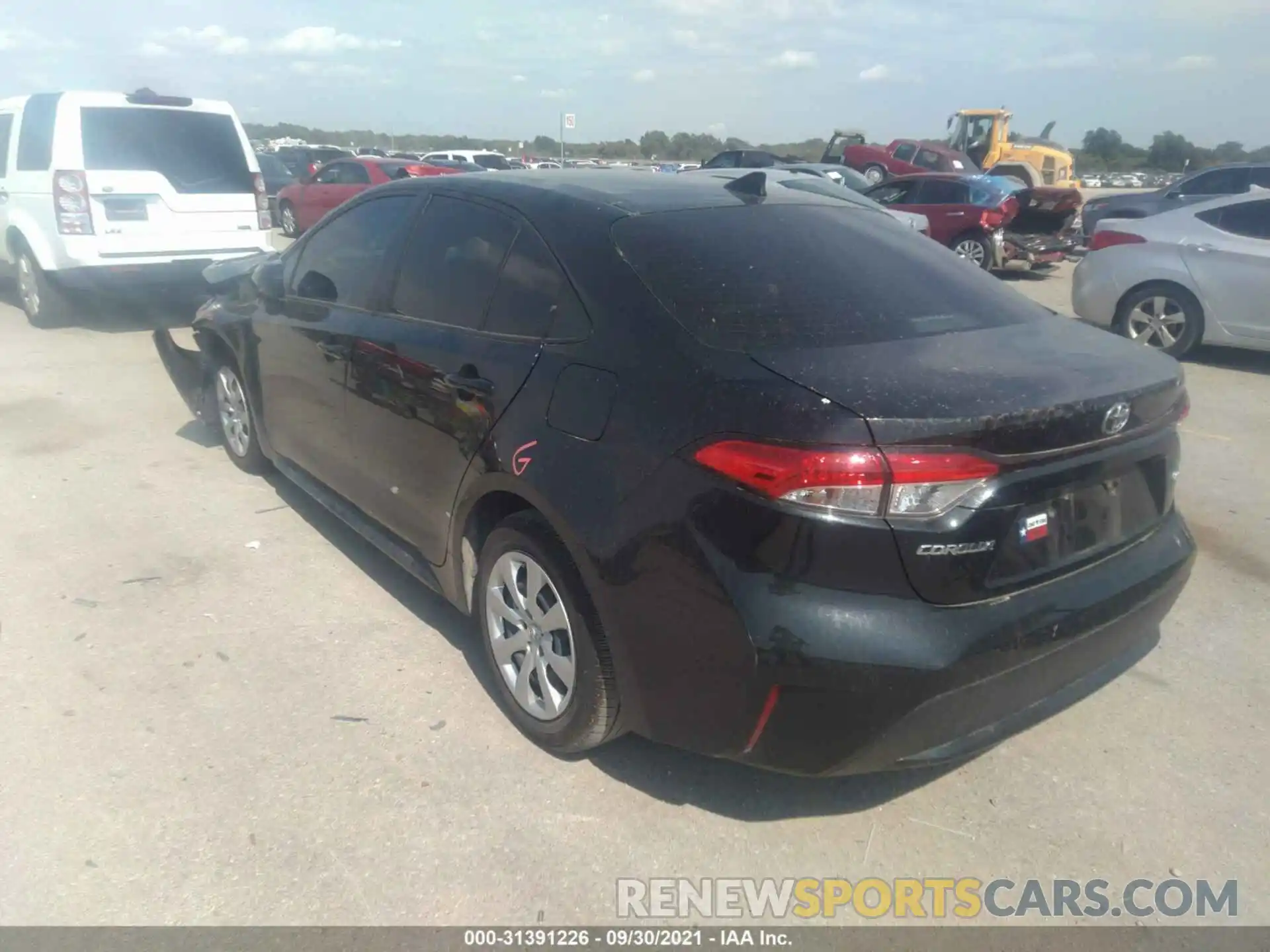 3 Photograph of a damaged car JTDEPMAE5MJ164119 TOYOTA COROLLA 2021