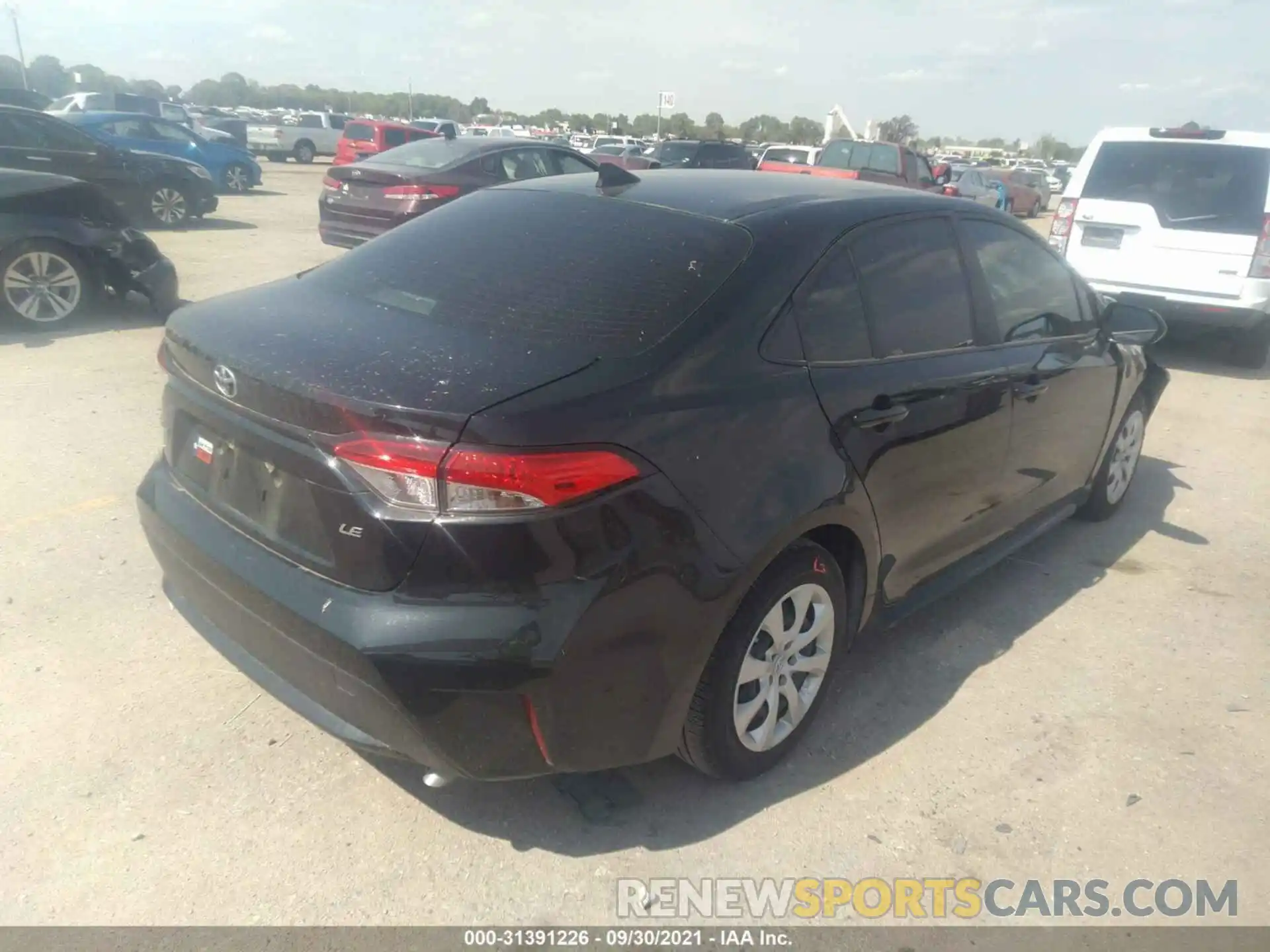 4 Photograph of a damaged car JTDEPMAE5MJ164119 TOYOTA COROLLA 2021