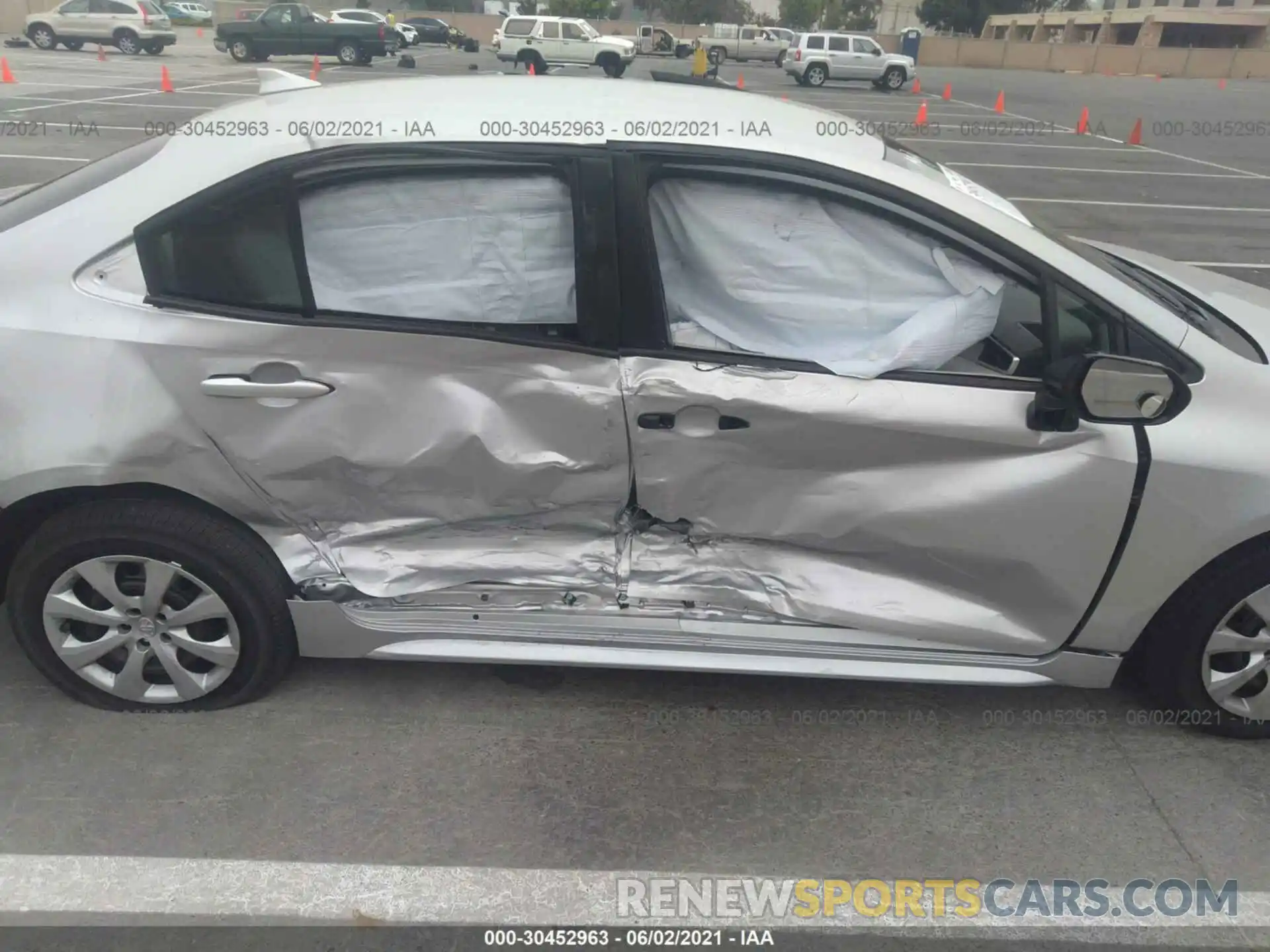 6 Photograph of a damaged car JTDEPMAE5MJ164301 TOYOTA COROLLA 2021