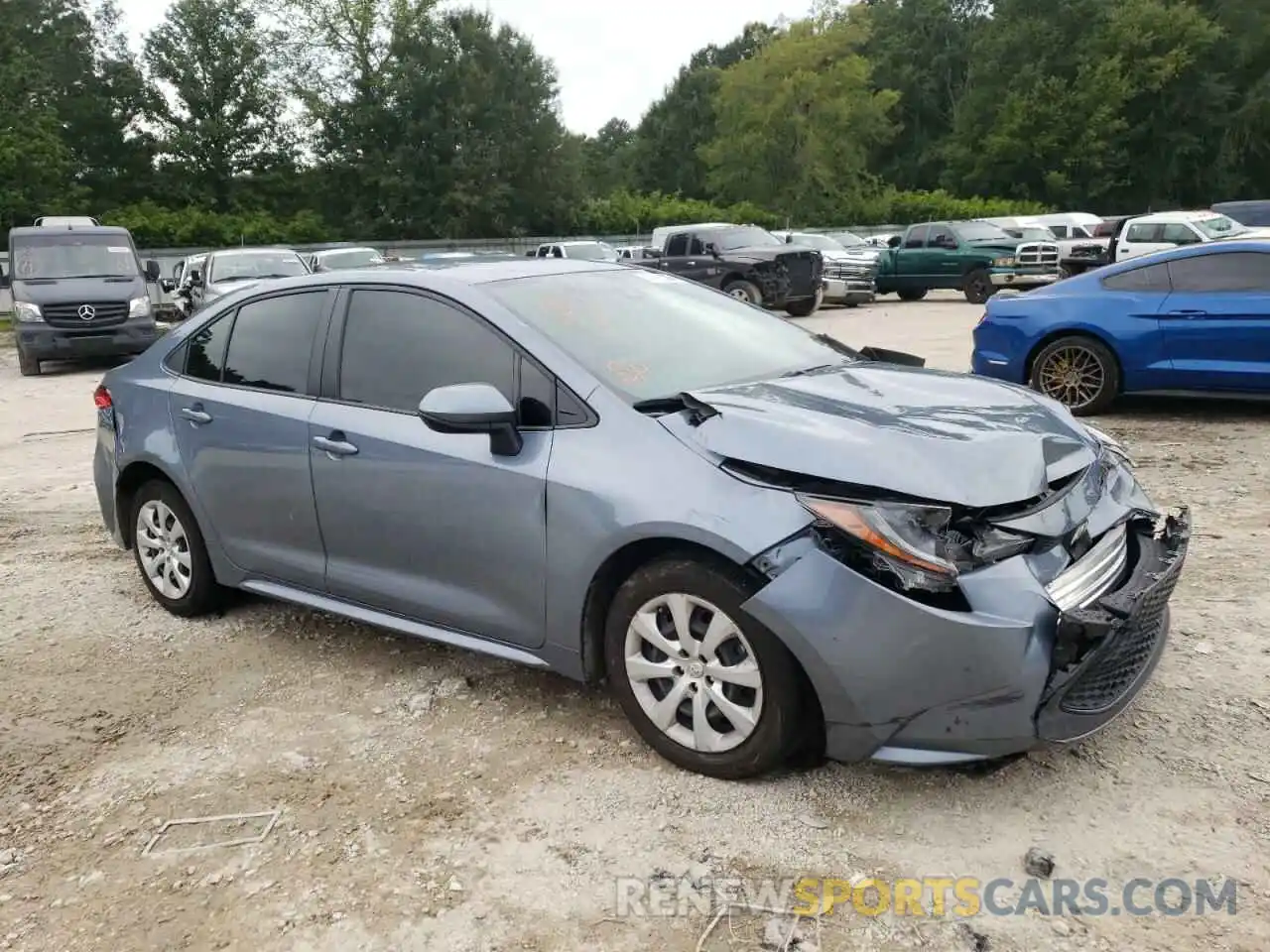 1 Photograph of a damaged car JTDEPMAE5MJ164346 TOYOTA COROLLA 2021