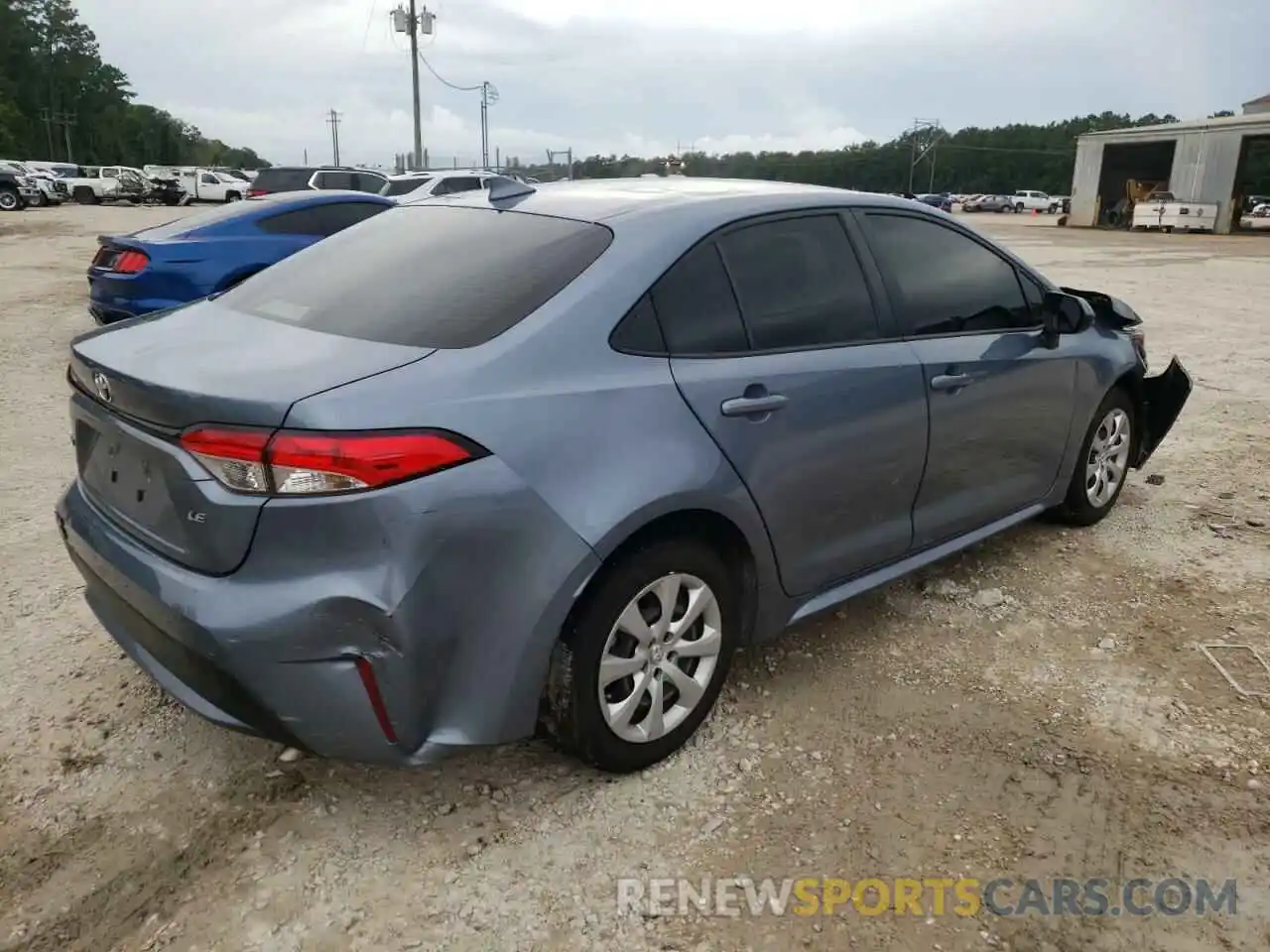 4 Photograph of a damaged car JTDEPMAE5MJ164346 TOYOTA COROLLA 2021