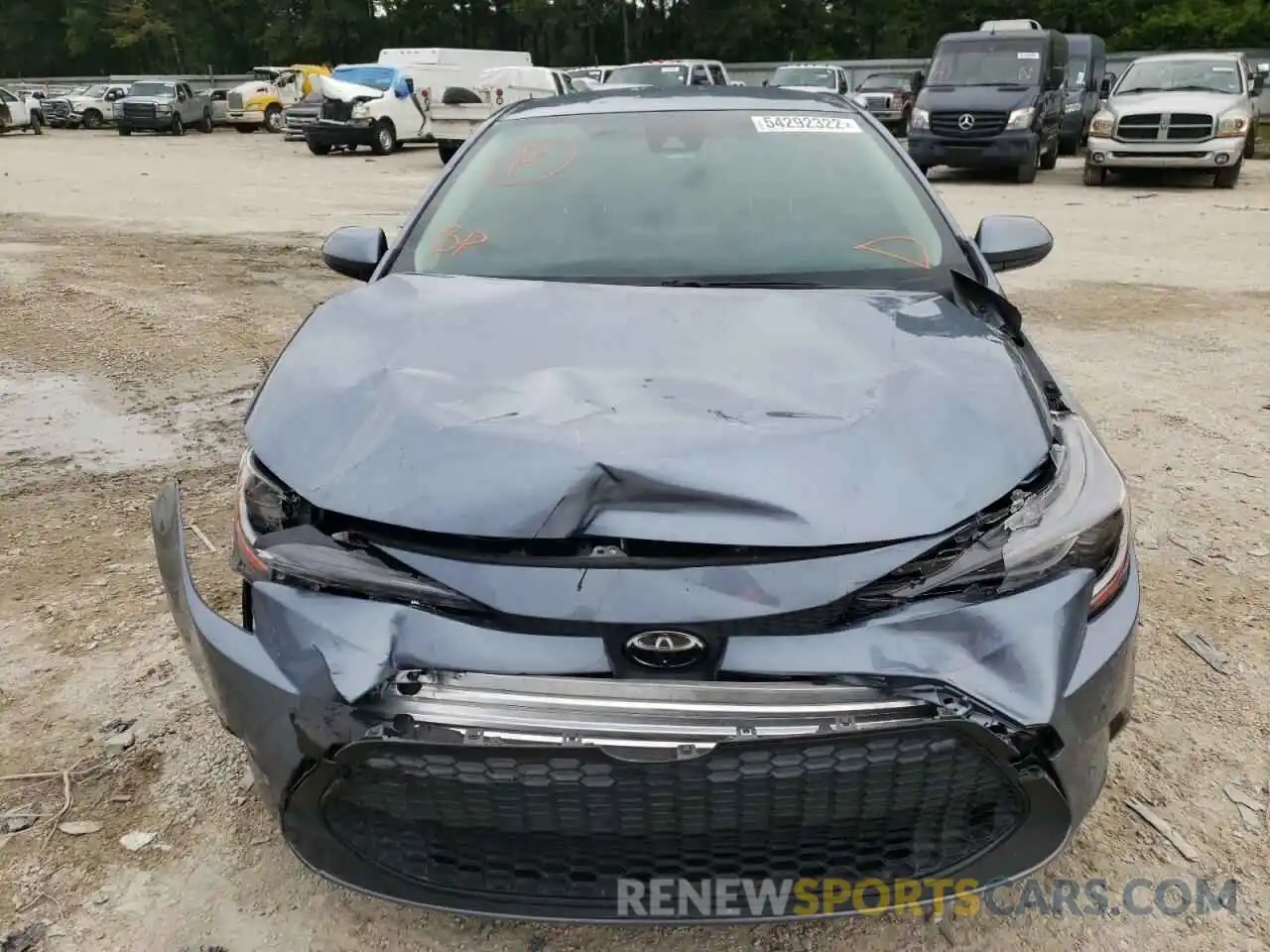 9 Photograph of a damaged car JTDEPMAE5MJ164346 TOYOTA COROLLA 2021