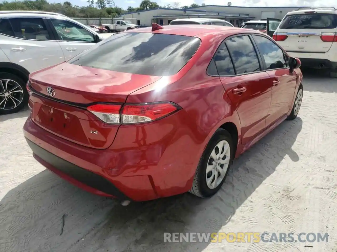 4 Photograph of a damaged car JTDEPMAE5MJ164640 TOYOTA COROLLA 2021