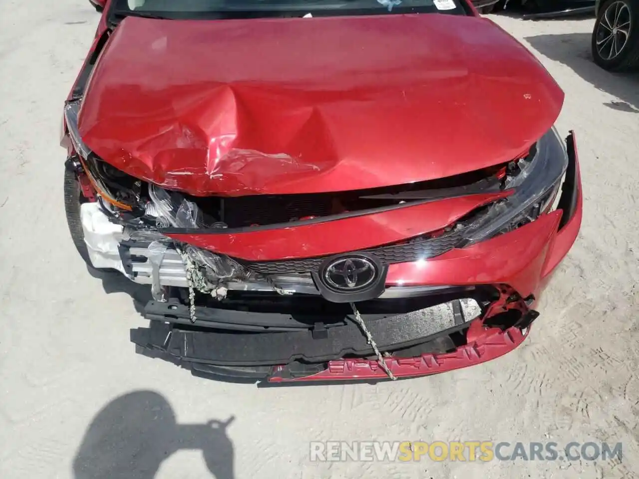 9 Photograph of a damaged car JTDEPMAE5MJ164640 TOYOTA COROLLA 2021