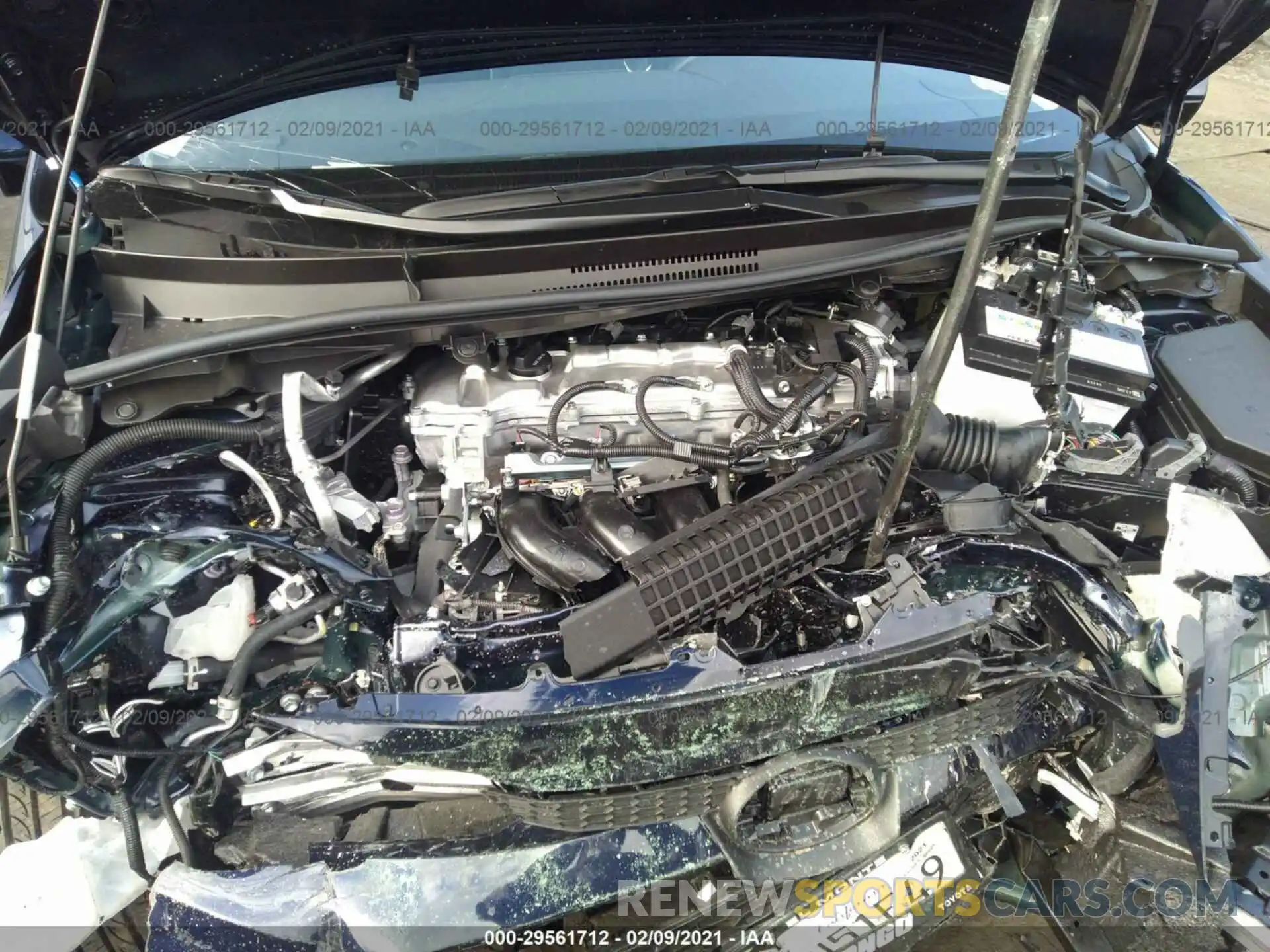 10 Фотография поврежденного автомобиля JTDEPMAE5MJ164847 TOYOTA COROLLA 2021