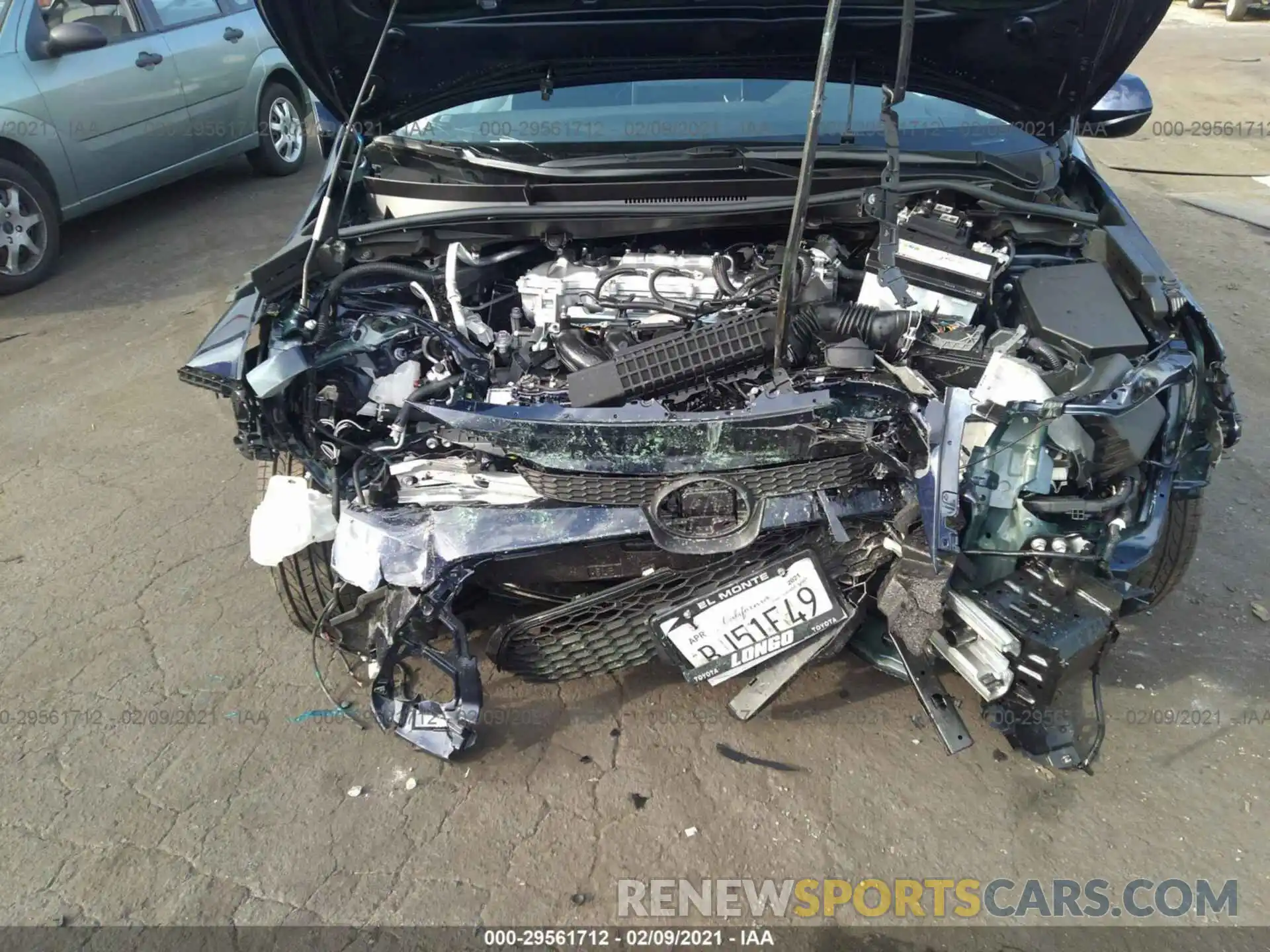 6 Photograph of a damaged car JTDEPMAE5MJ164847 TOYOTA COROLLA 2021