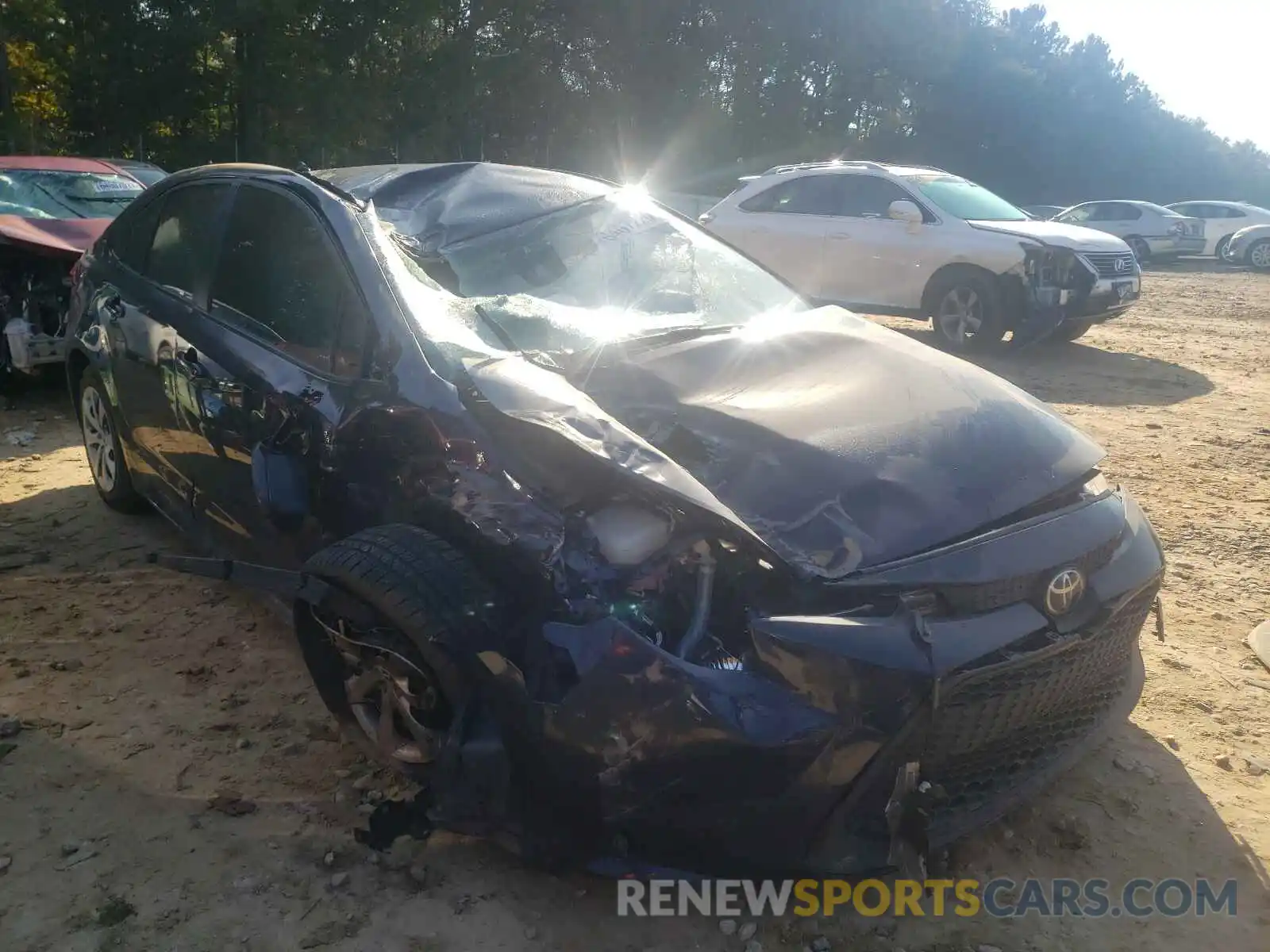 1 Photograph of a damaged car JTDEPMAE5MJ165920 TOYOTA COROLLA 2021