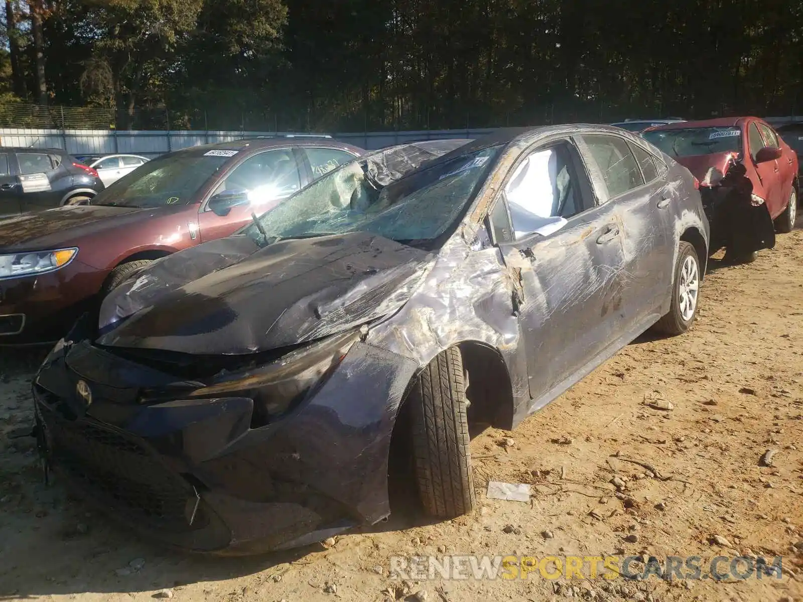 2 Photograph of a damaged car JTDEPMAE5MJ165920 TOYOTA COROLLA 2021