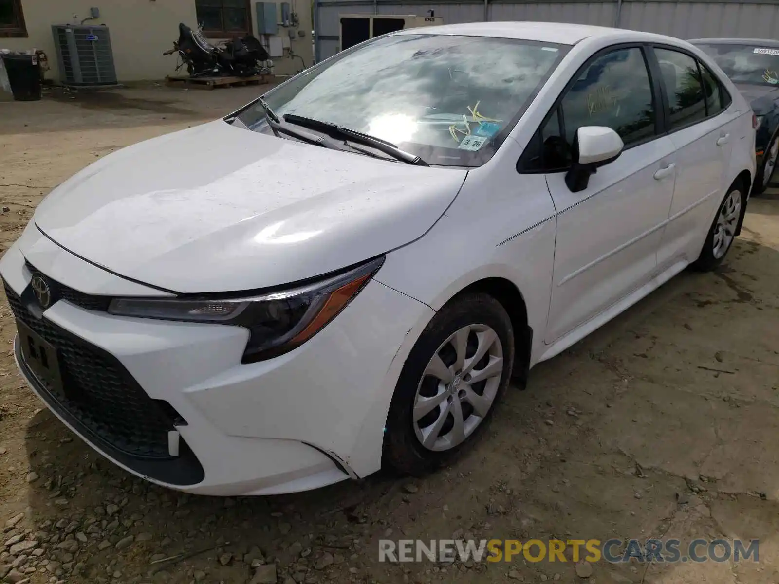 2 Photograph of a damaged car JTDEPMAE5MJ166646 TOYOTA COROLLA 2021