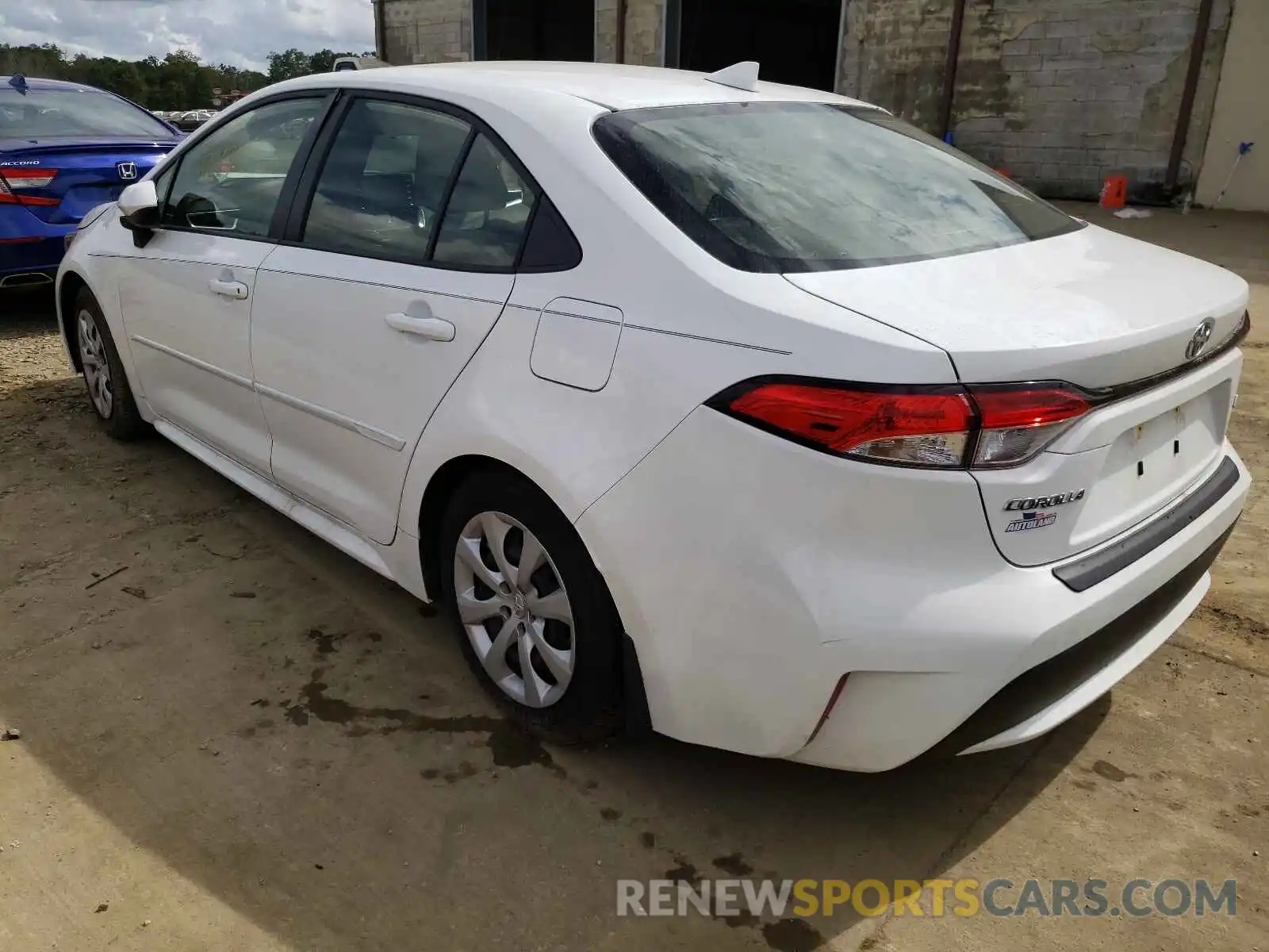 3 Photograph of a damaged car JTDEPMAE5MJ166646 TOYOTA COROLLA 2021