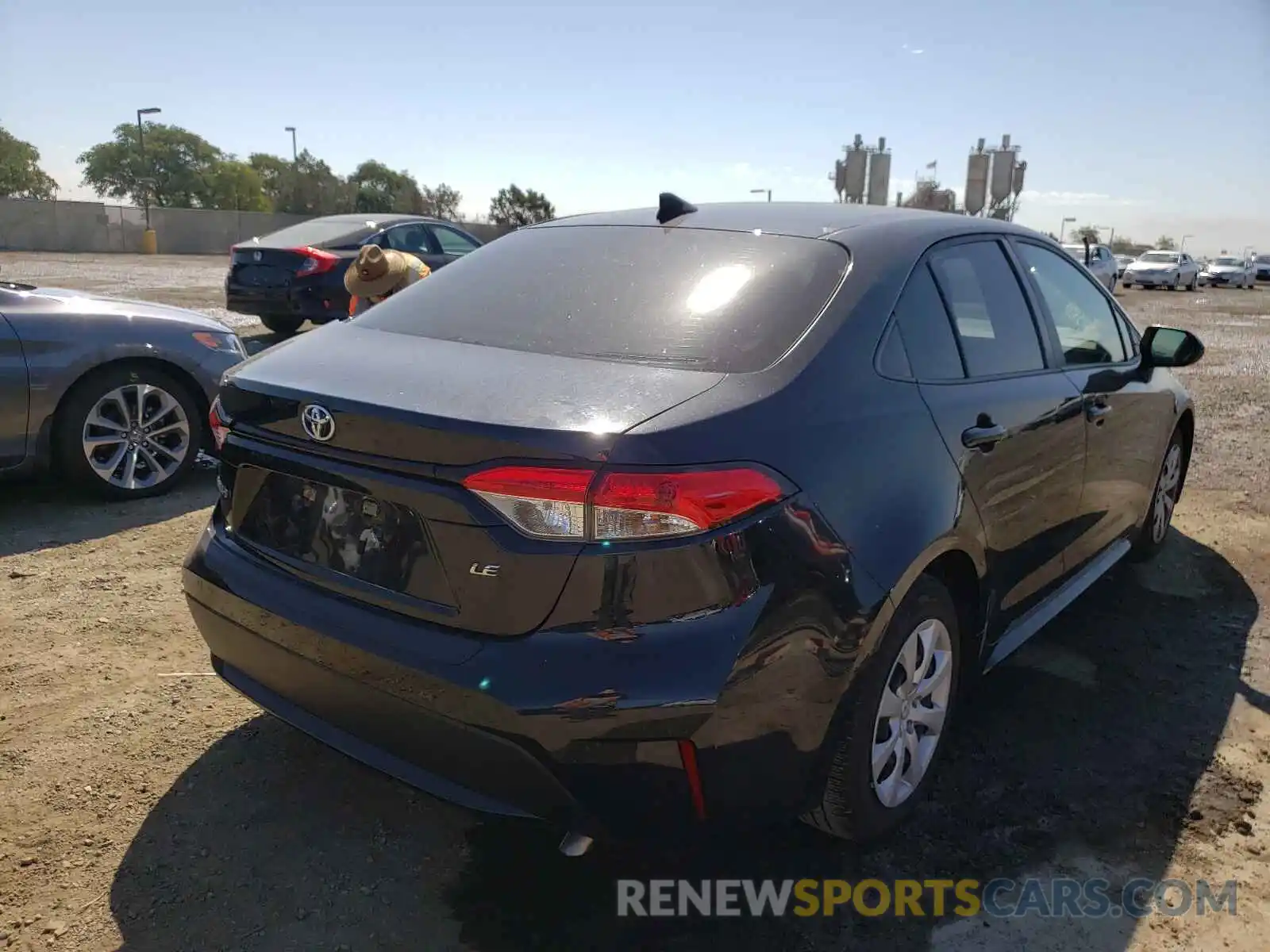 4 Photograph of a damaged car JTDEPMAE5MJ166968 TOYOTA COROLLA 2021