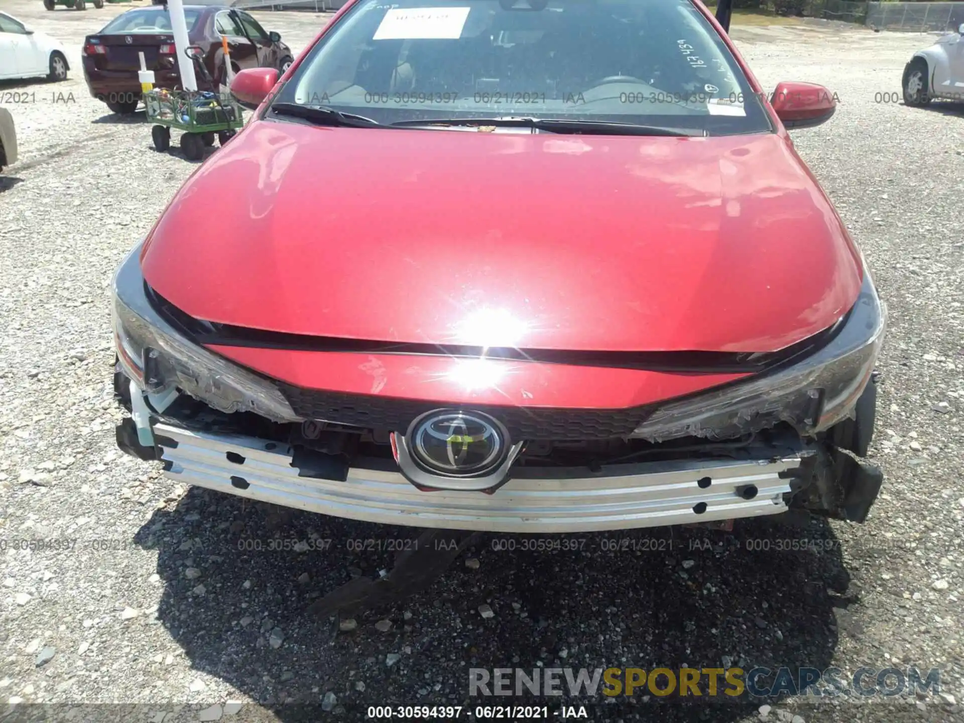 6 Photograph of a damaged car JTDEPMAE5MJ167439 TOYOTA COROLLA 2021