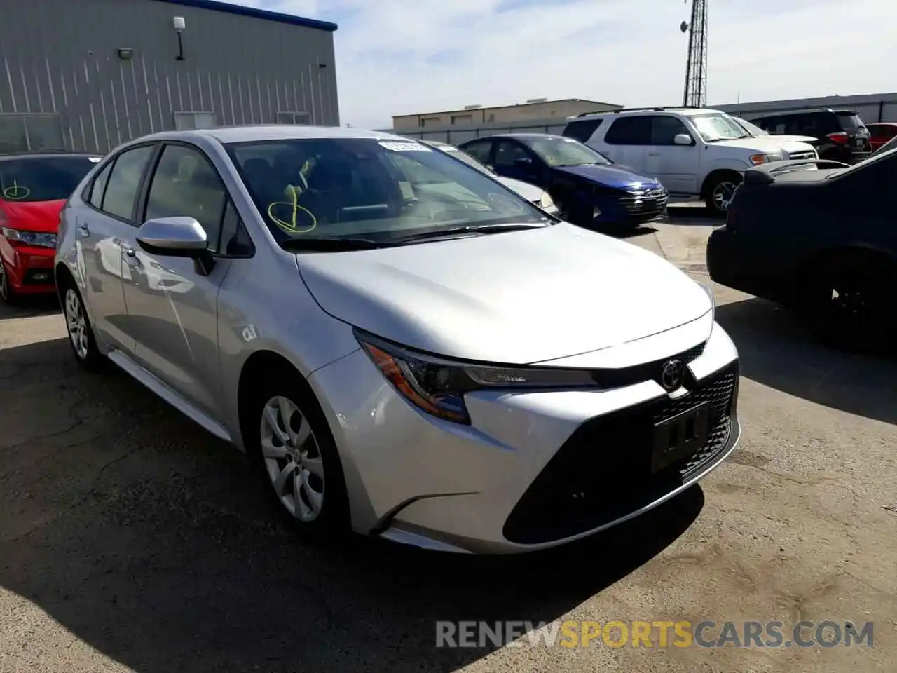 1 Photograph of a damaged car JTDEPMAE5MJ167456 TOYOTA COROLLA 2021