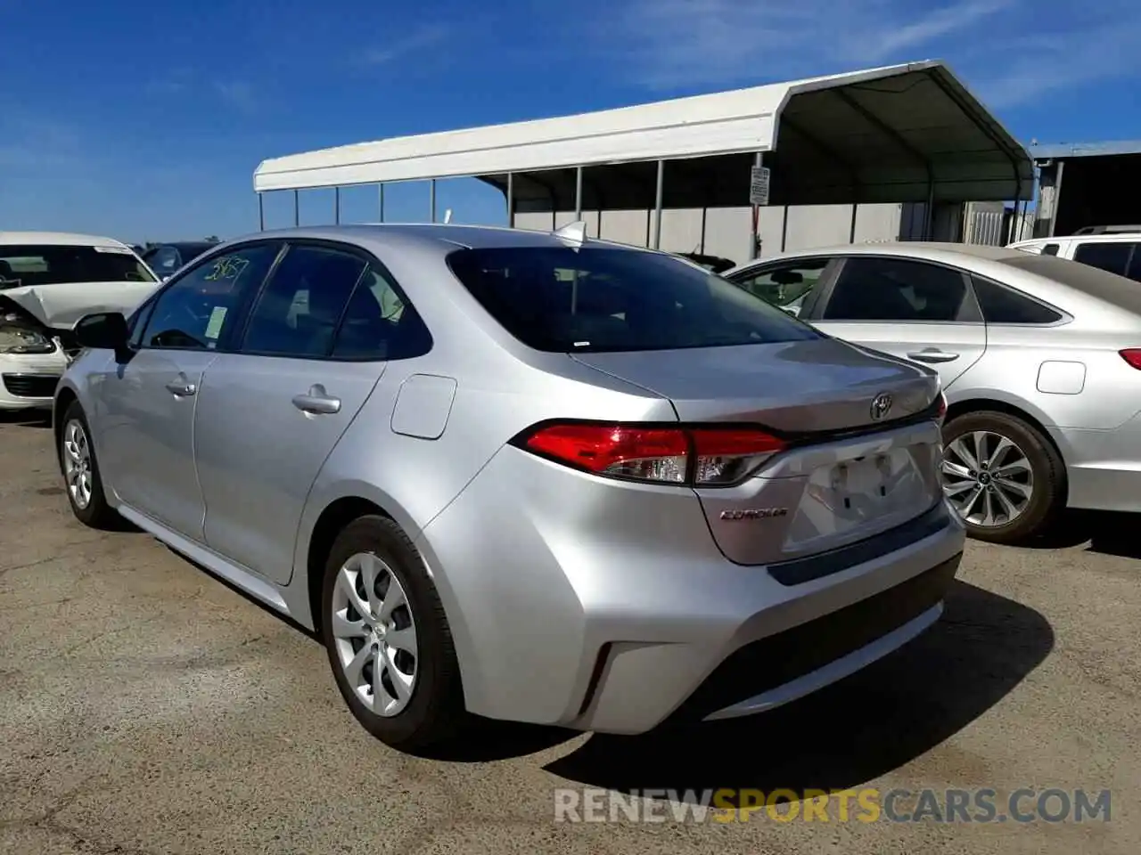 3 Photograph of a damaged car JTDEPMAE5MJ167456 TOYOTA COROLLA 2021