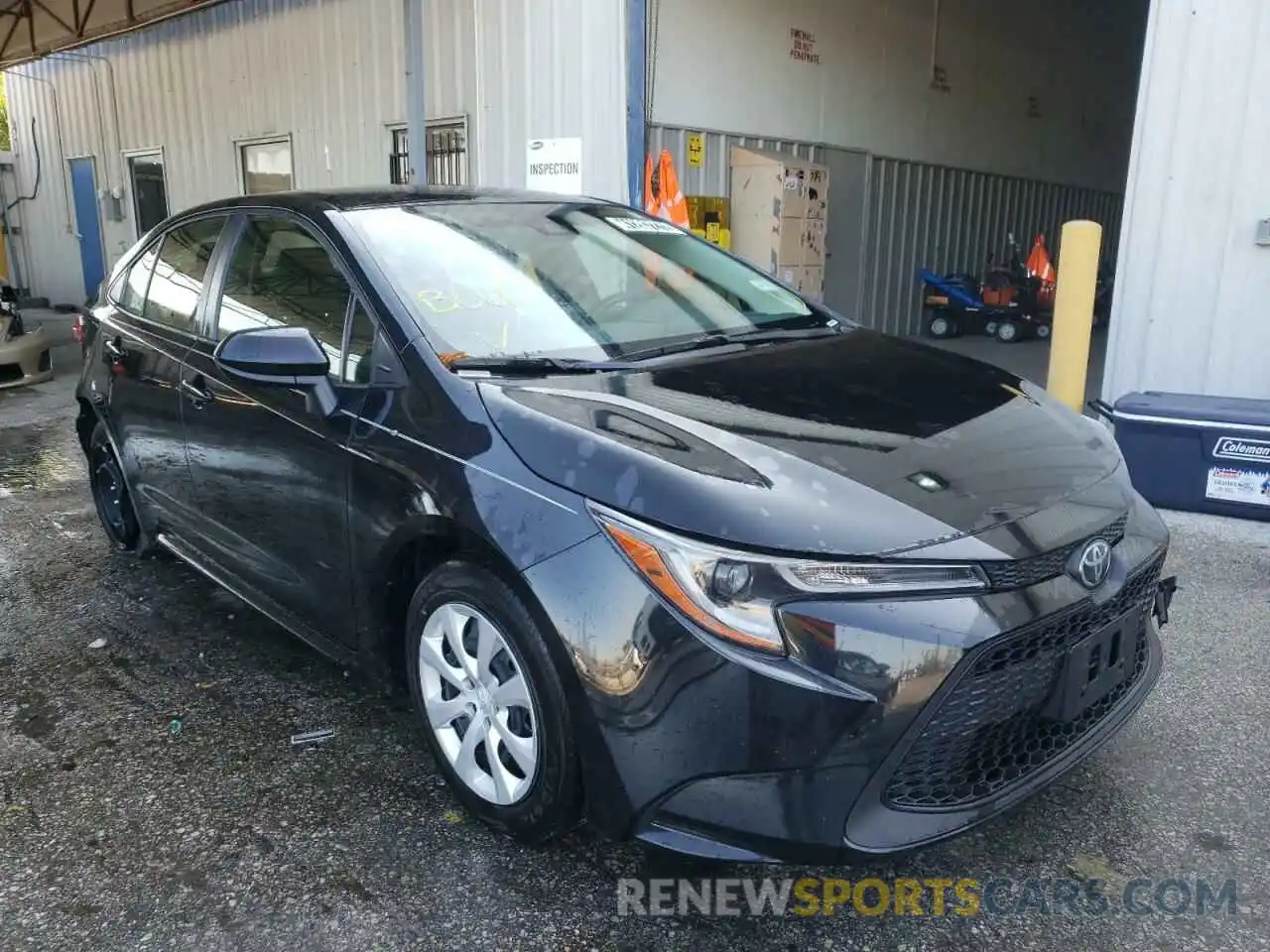 1 Photograph of a damaged car JTDEPMAE5MJ167926 TOYOTA COROLLA 2021