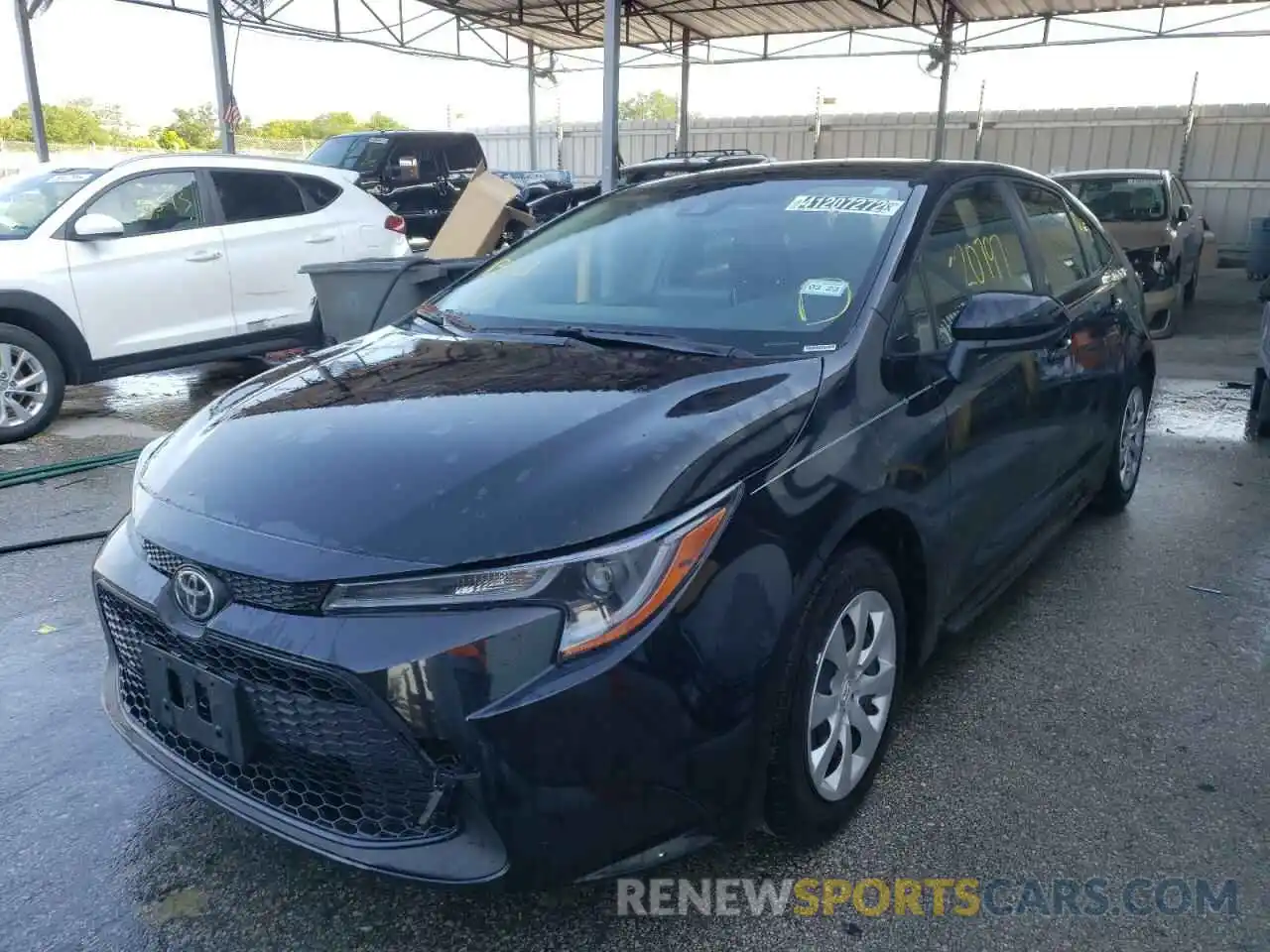 2 Photograph of a damaged car JTDEPMAE5MJ167926 TOYOTA COROLLA 2021