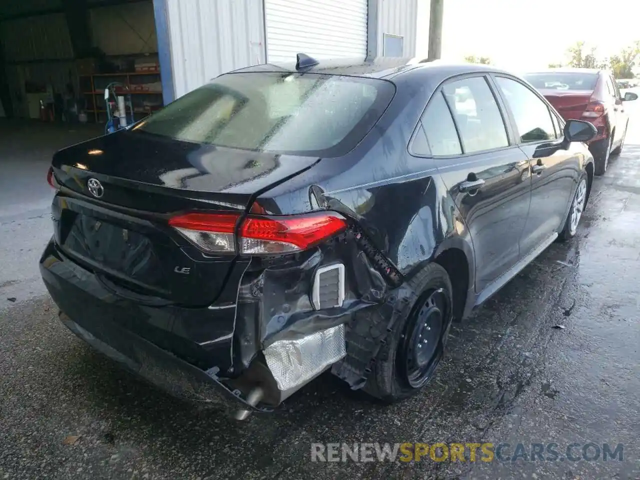 4 Photograph of a damaged car JTDEPMAE5MJ167926 TOYOTA COROLLA 2021