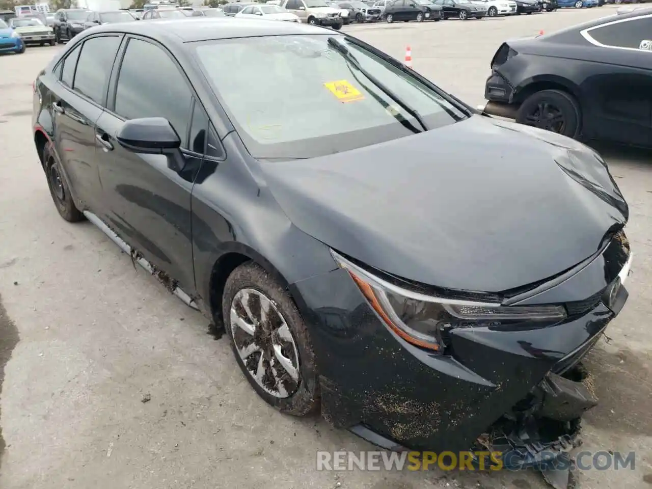 1 Photograph of a damaged car JTDEPMAE5MJ168834 TOYOTA COROLLA 2021