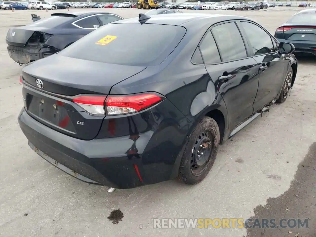 4 Photograph of a damaged car JTDEPMAE5MJ168834 TOYOTA COROLLA 2021