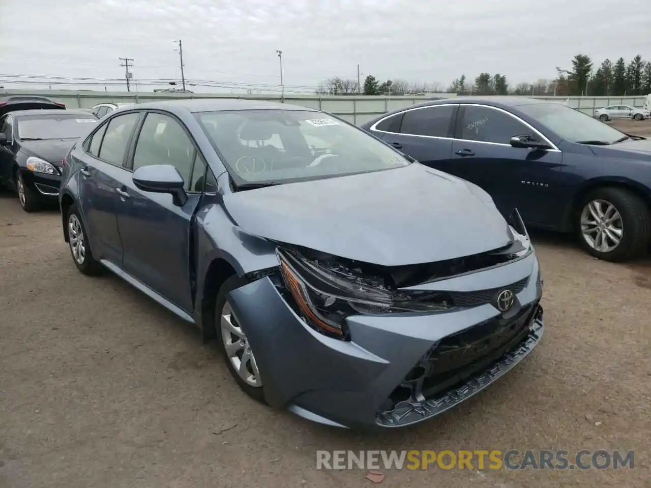 1 Photograph of a damaged car JTDEPMAE5MJ170633 TOYOTA COROLLA 2021