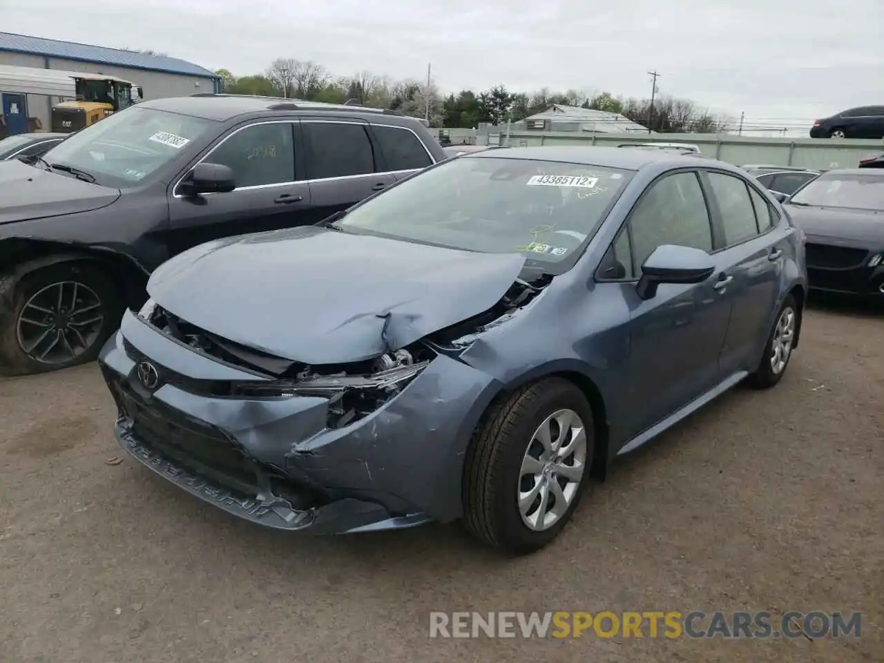 2 Photograph of a damaged car JTDEPMAE5MJ170633 TOYOTA COROLLA 2021