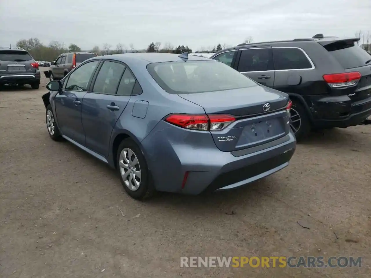 3 Photograph of a damaged car JTDEPMAE5MJ170633 TOYOTA COROLLA 2021