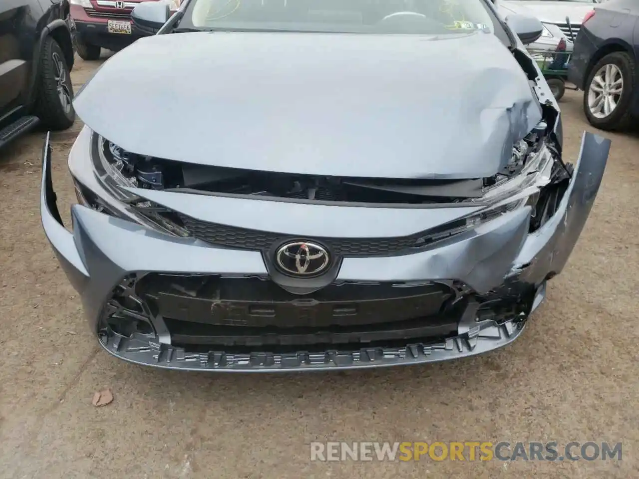 9 Photograph of a damaged car JTDEPMAE5MJ170633 TOYOTA COROLLA 2021