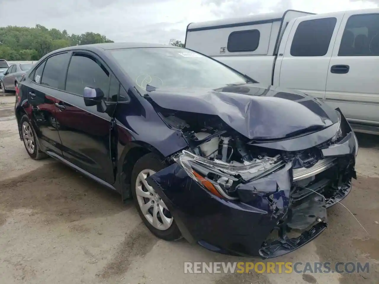 1 Photograph of a damaged car JTDEPMAE5MJ170678 TOYOTA COROLLA 2021