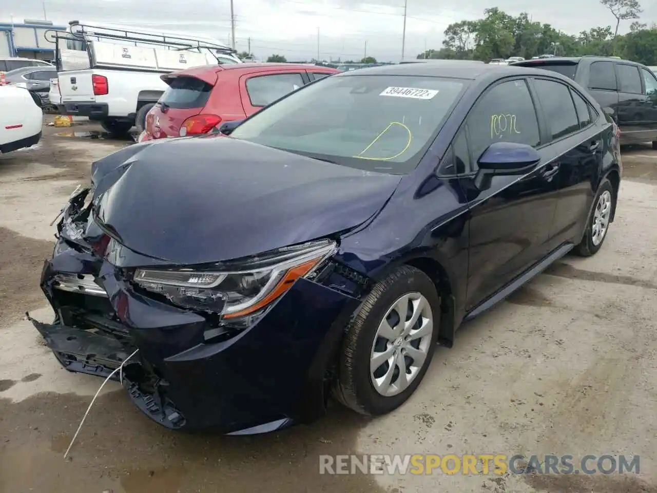 2 Photograph of a damaged car JTDEPMAE5MJ170678 TOYOTA COROLLA 2021