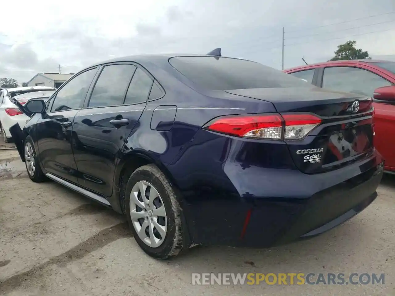 3 Photograph of a damaged car JTDEPMAE5MJ170678 TOYOTA COROLLA 2021