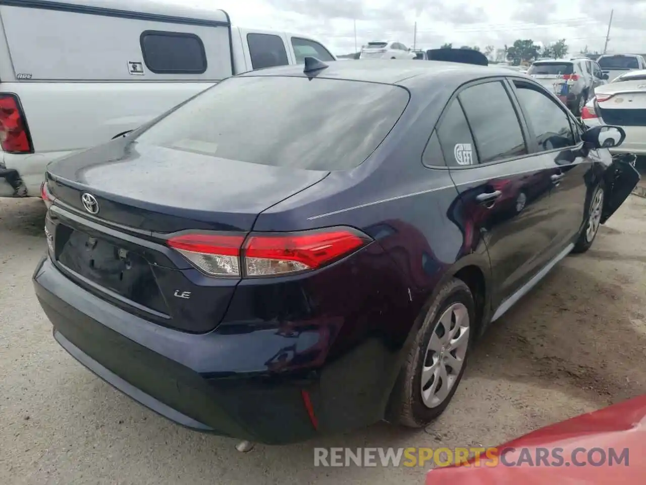 4 Photograph of a damaged car JTDEPMAE5MJ170678 TOYOTA COROLLA 2021