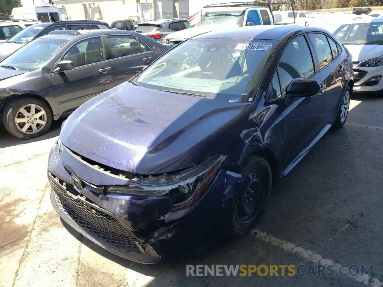 2 Photograph of a damaged car JTDEPMAE5MJ170762 TOYOTA COROLLA 2021