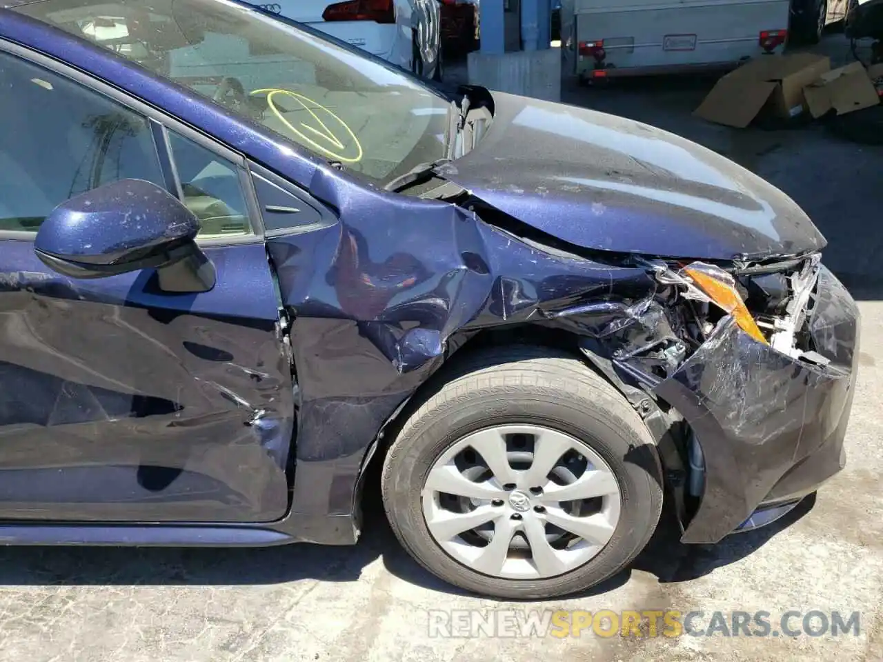 9 Photograph of a damaged car JTDEPMAE5MJ170762 TOYOTA COROLLA 2021