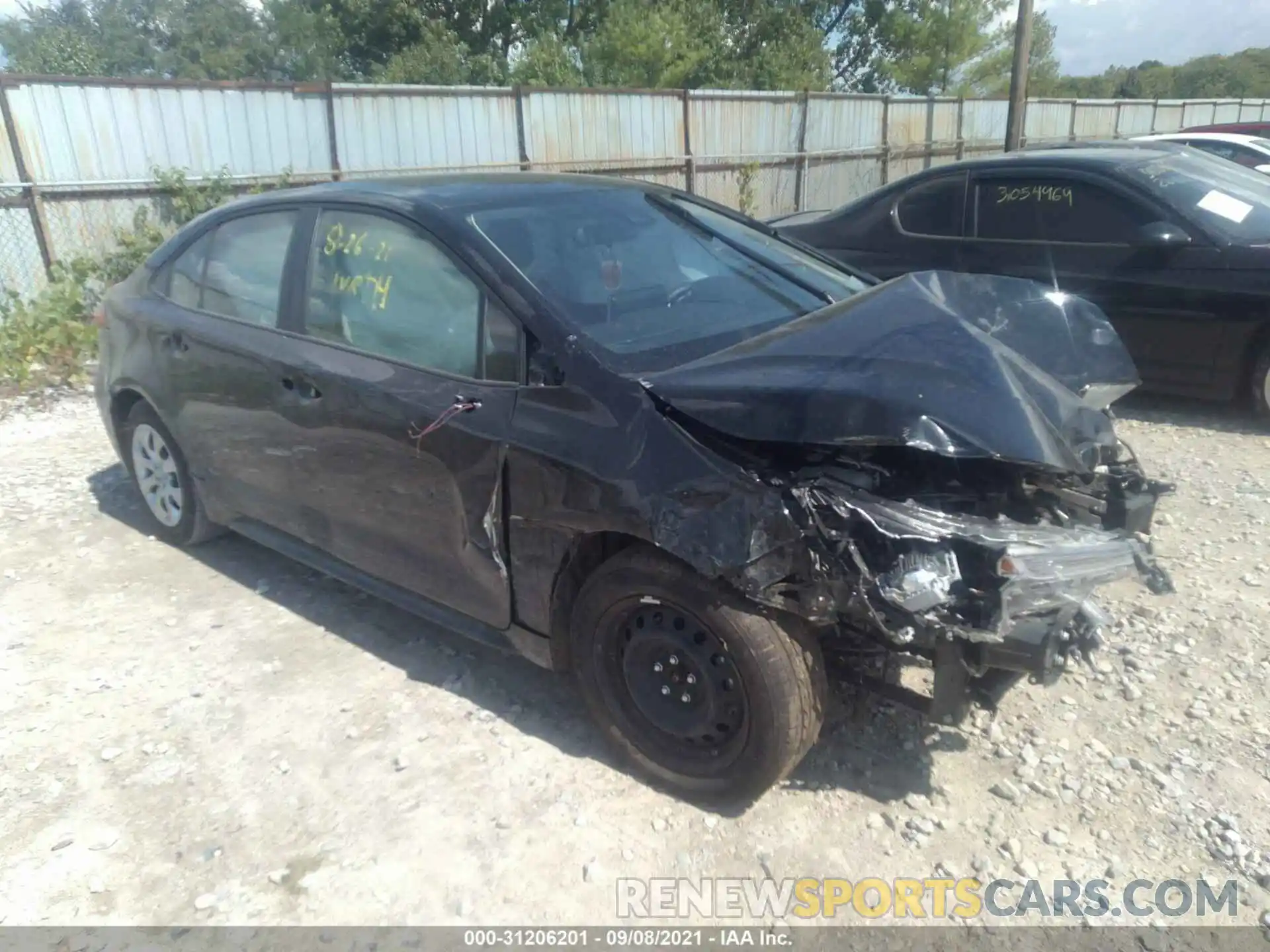 1 Photograph of a damaged car JTDEPMAE5MJ171474 TOYOTA COROLLA 2021