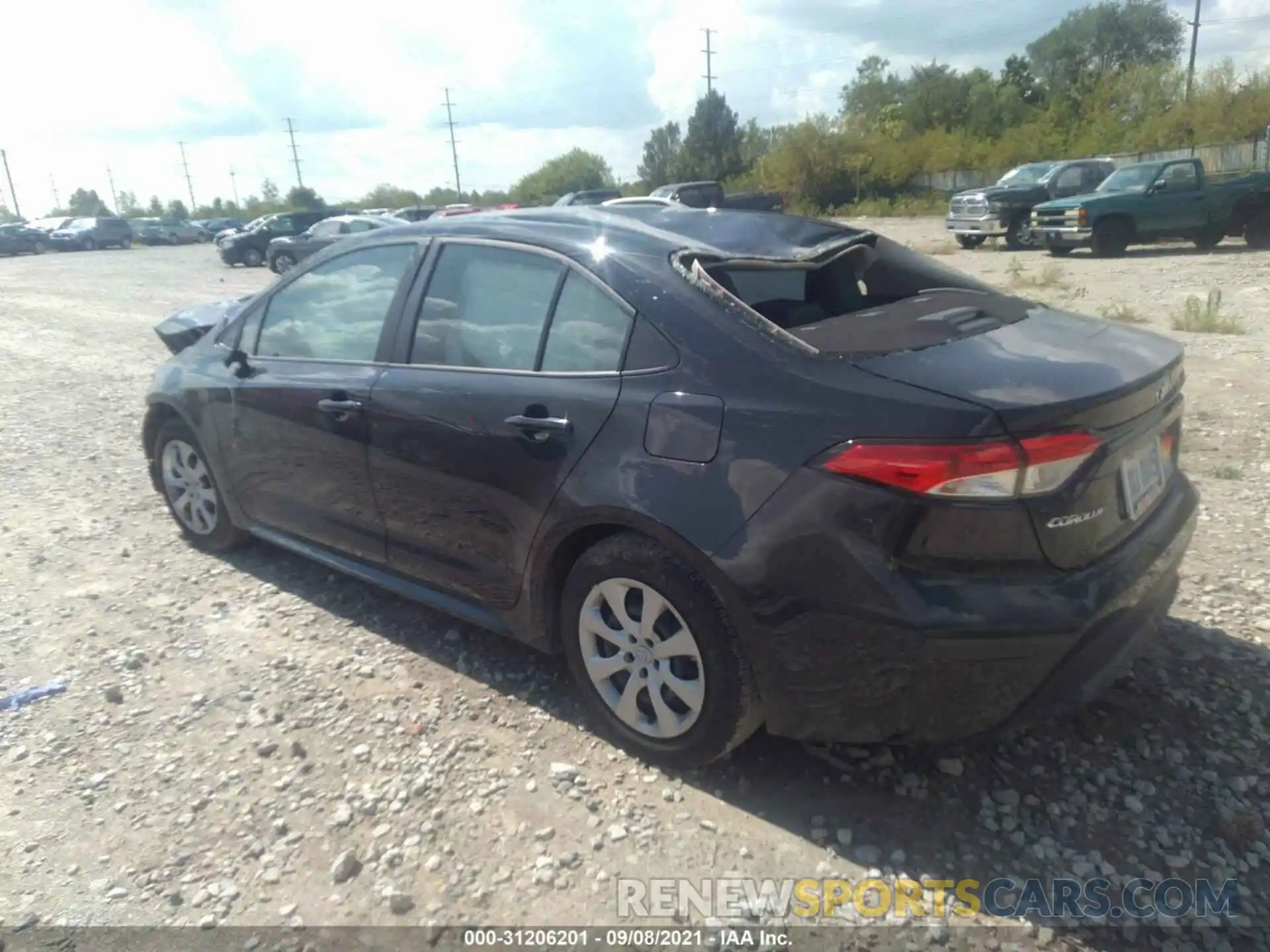 3 Photograph of a damaged car JTDEPMAE5MJ171474 TOYOTA COROLLA 2021