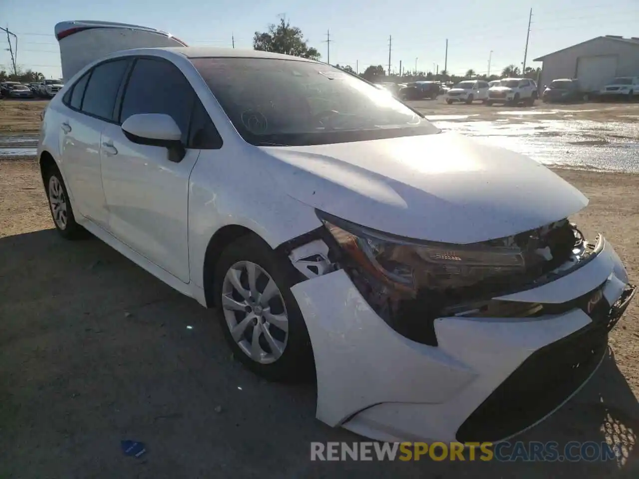 1 Photograph of a damaged car JTDEPMAE5MJ172320 TOYOTA COROLLA 2021