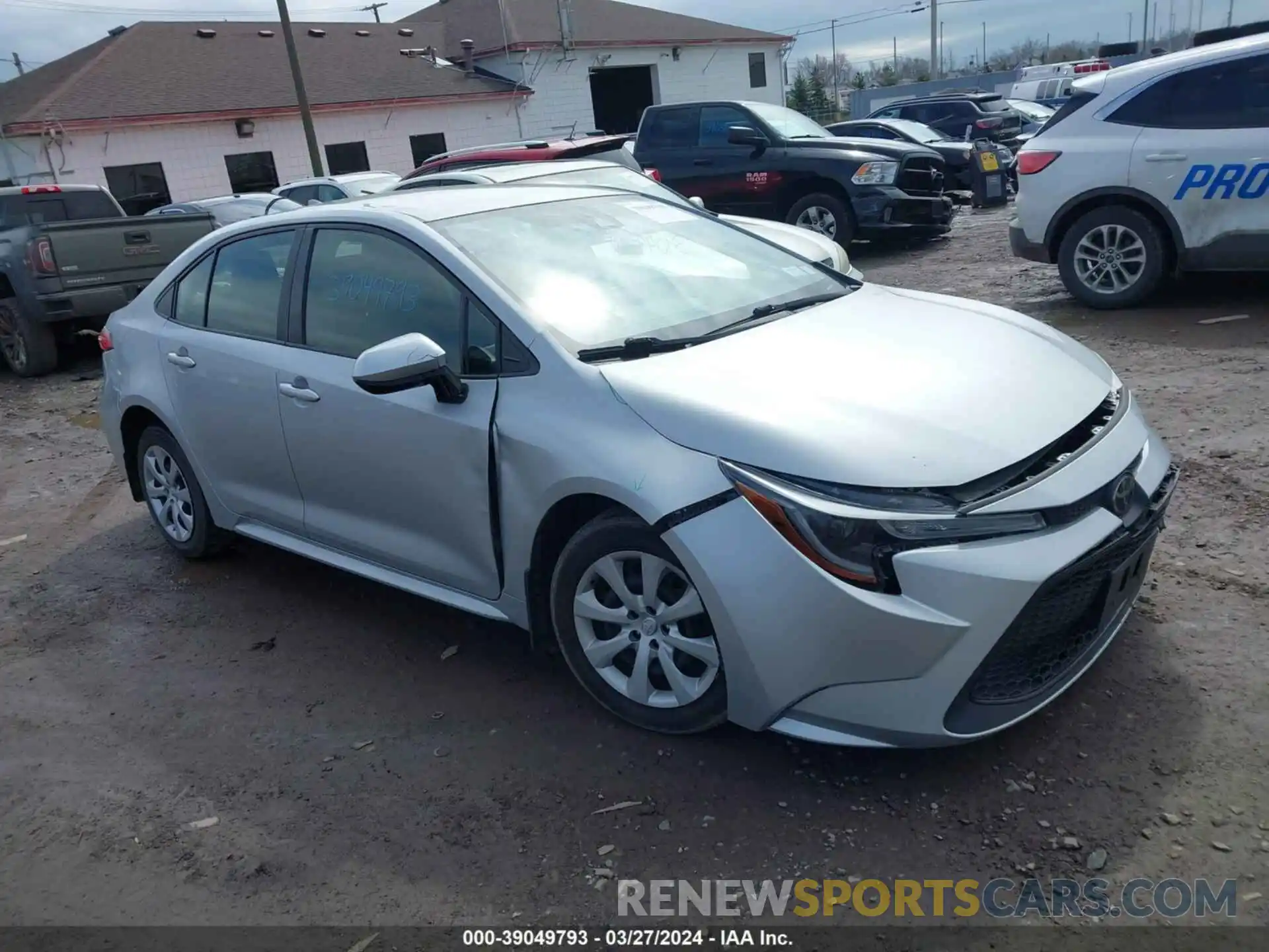 1 Photograph of a damaged car JTDEPMAE5MJ172561 TOYOTA COROLLA 2021