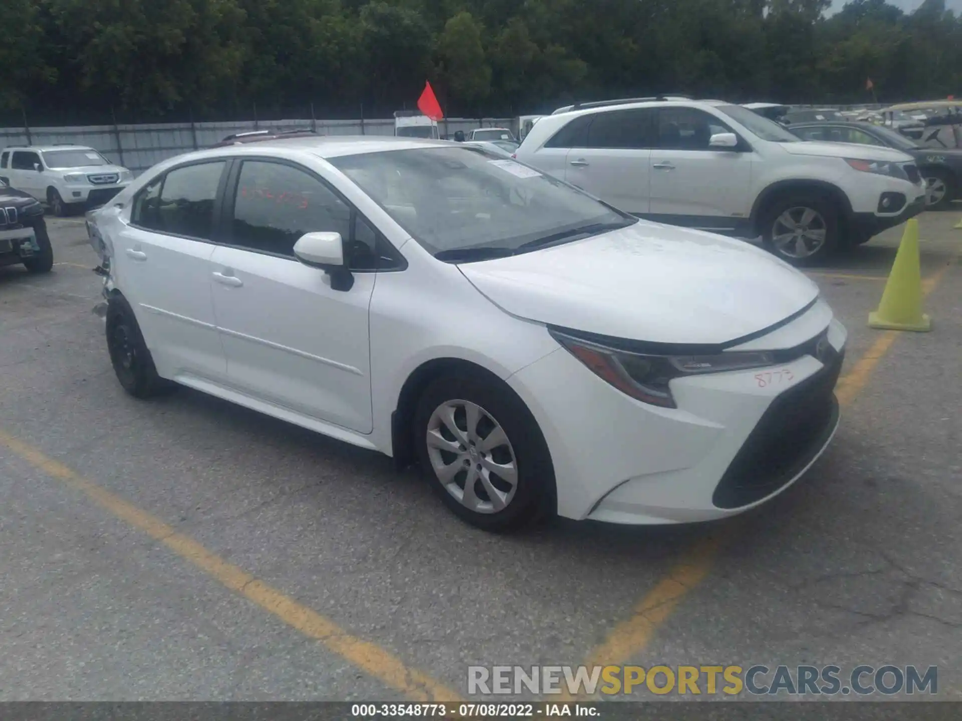 1 Photograph of a damaged car JTDEPMAE5MJ174889 TOYOTA COROLLA 2021