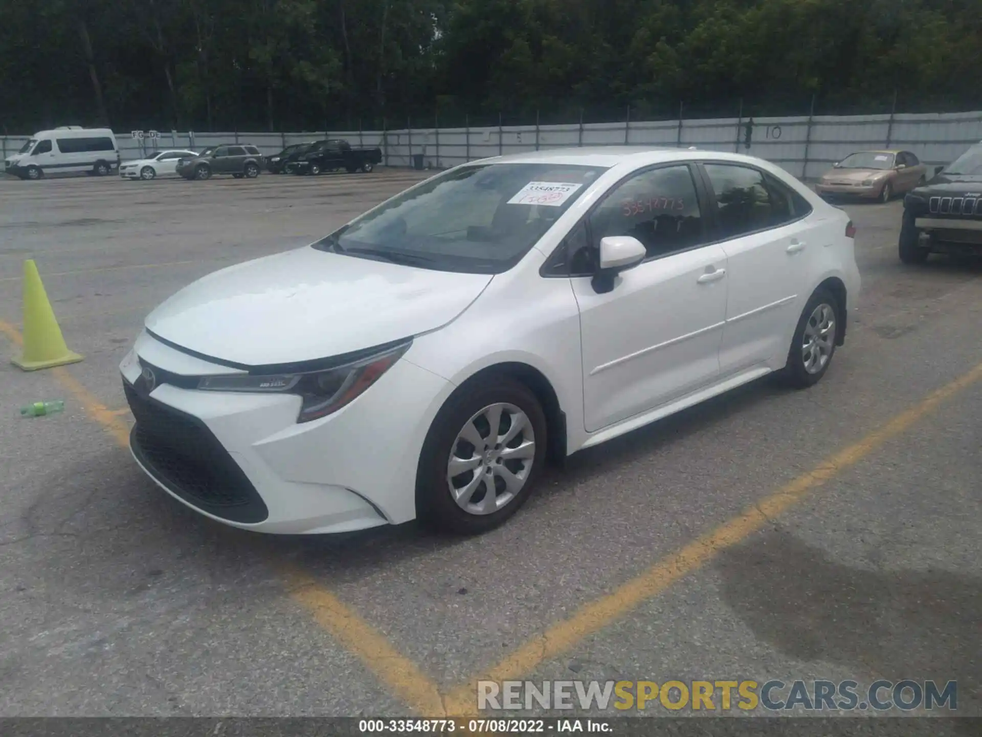 2 Photograph of a damaged car JTDEPMAE5MJ174889 TOYOTA COROLLA 2021