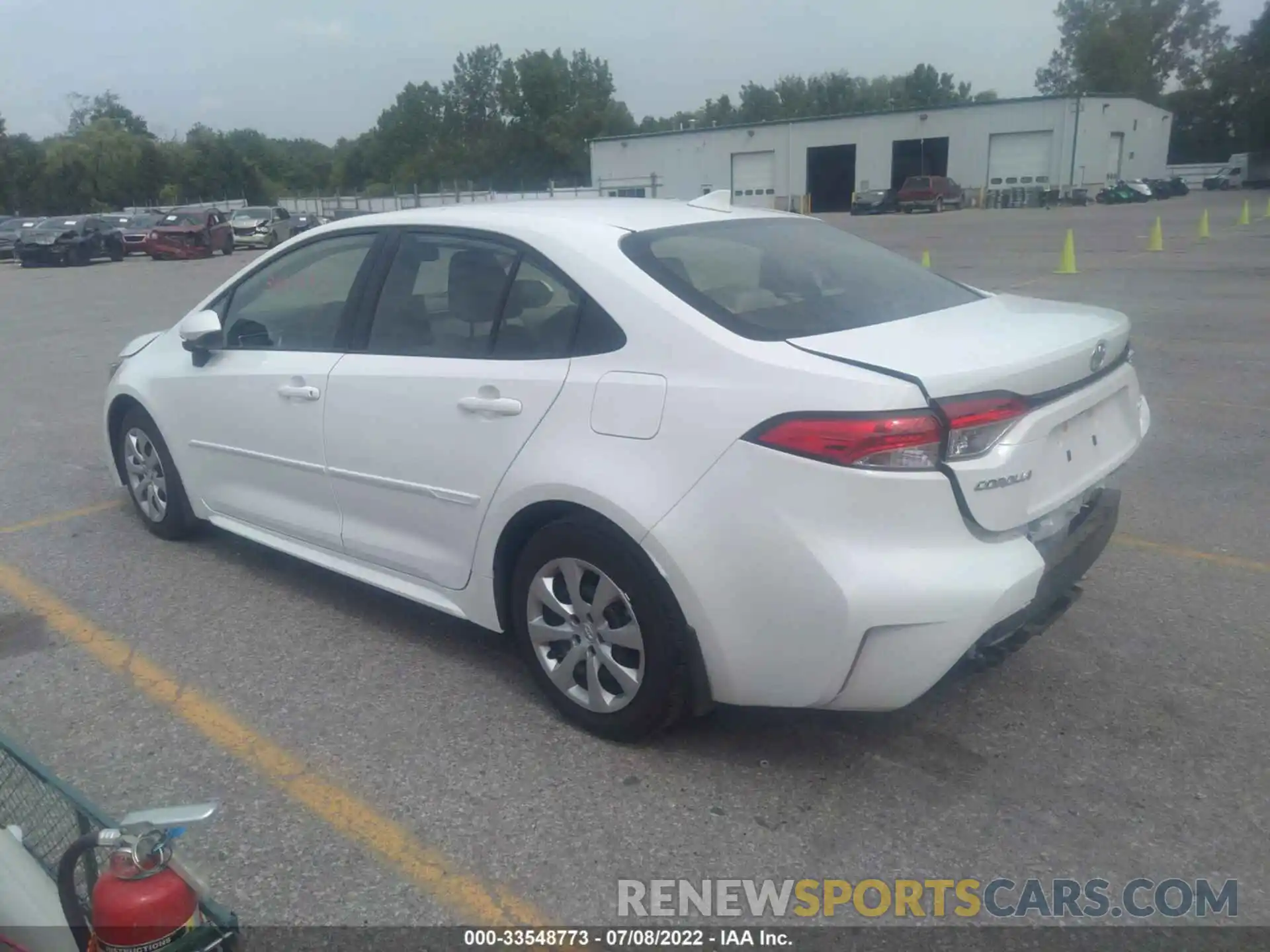 3 Photograph of a damaged car JTDEPMAE5MJ174889 TOYOTA COROLLA 2021