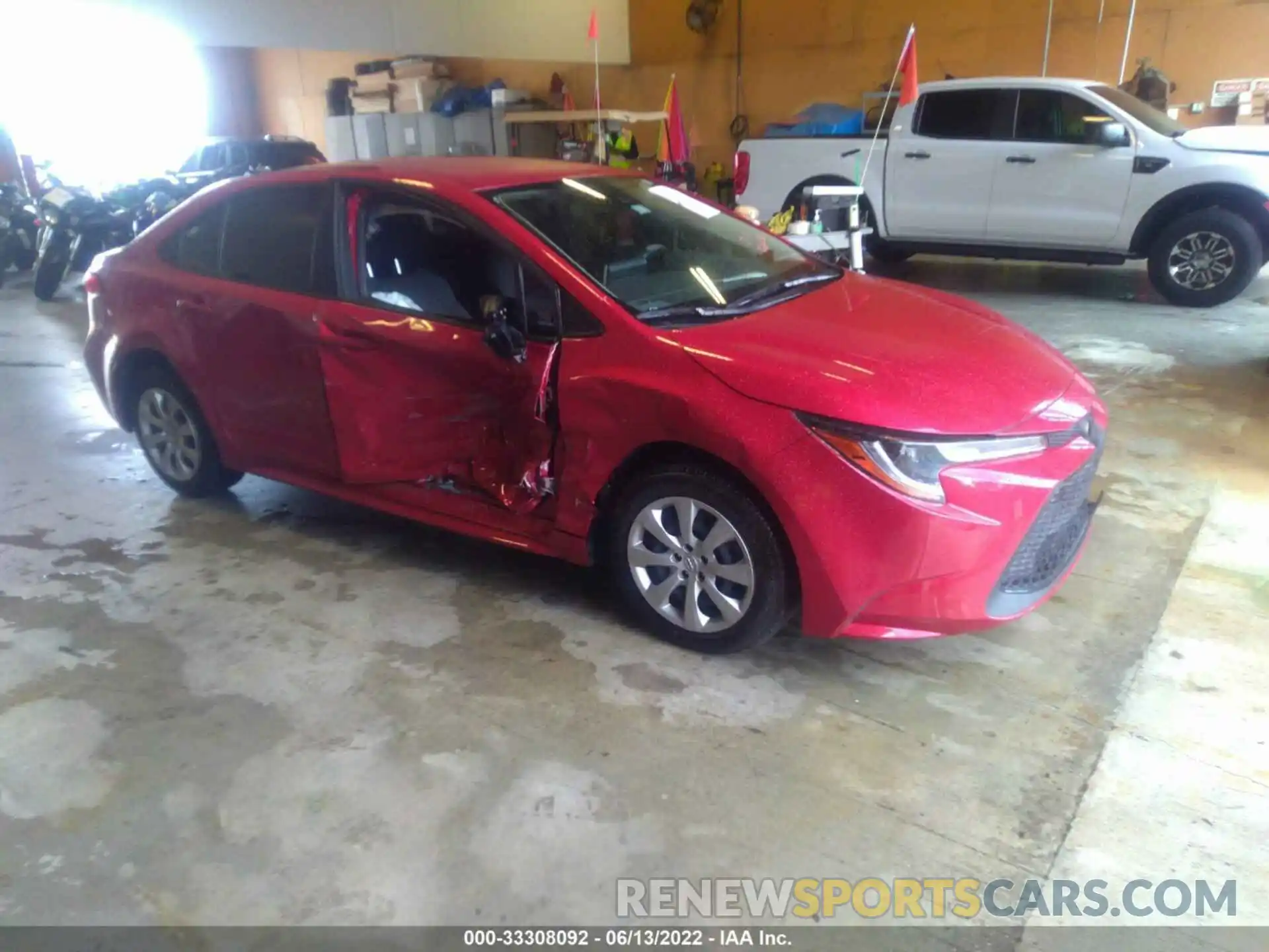 1 Photograph of a damaged car JTDEPMAE5MJ176125 TOYOTA COROLLA 2021