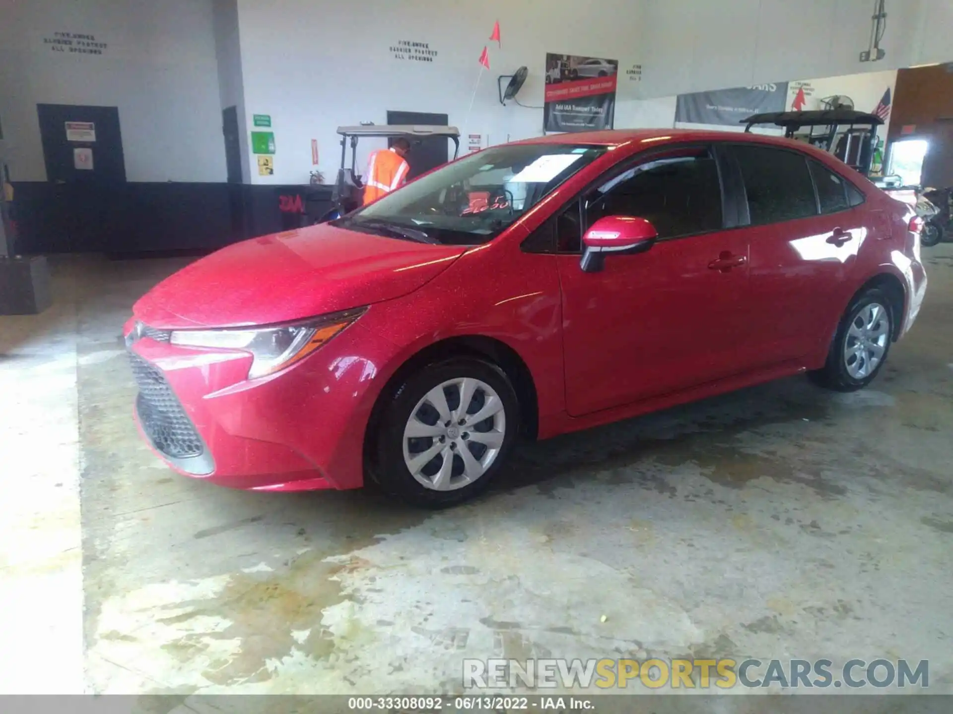 2 Photograph of a damaged car JTDEPMAE5MJ176125 TOYOTA COROLLA 2021