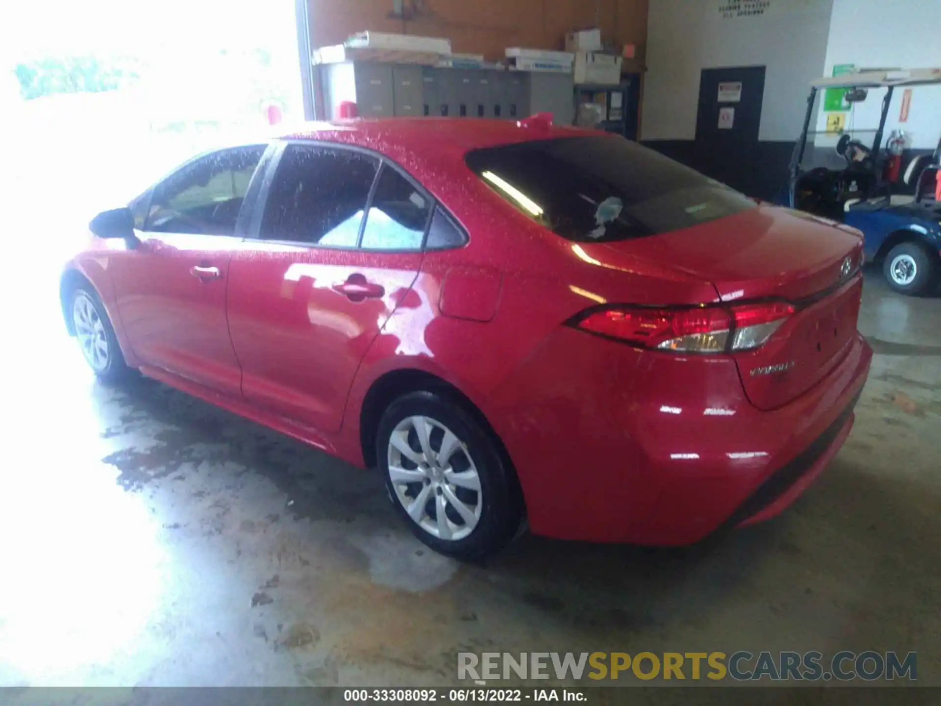 3 Photograph of a damaged car JTDEPMAE5MJ176125 TOYOTA COROLLA 2021