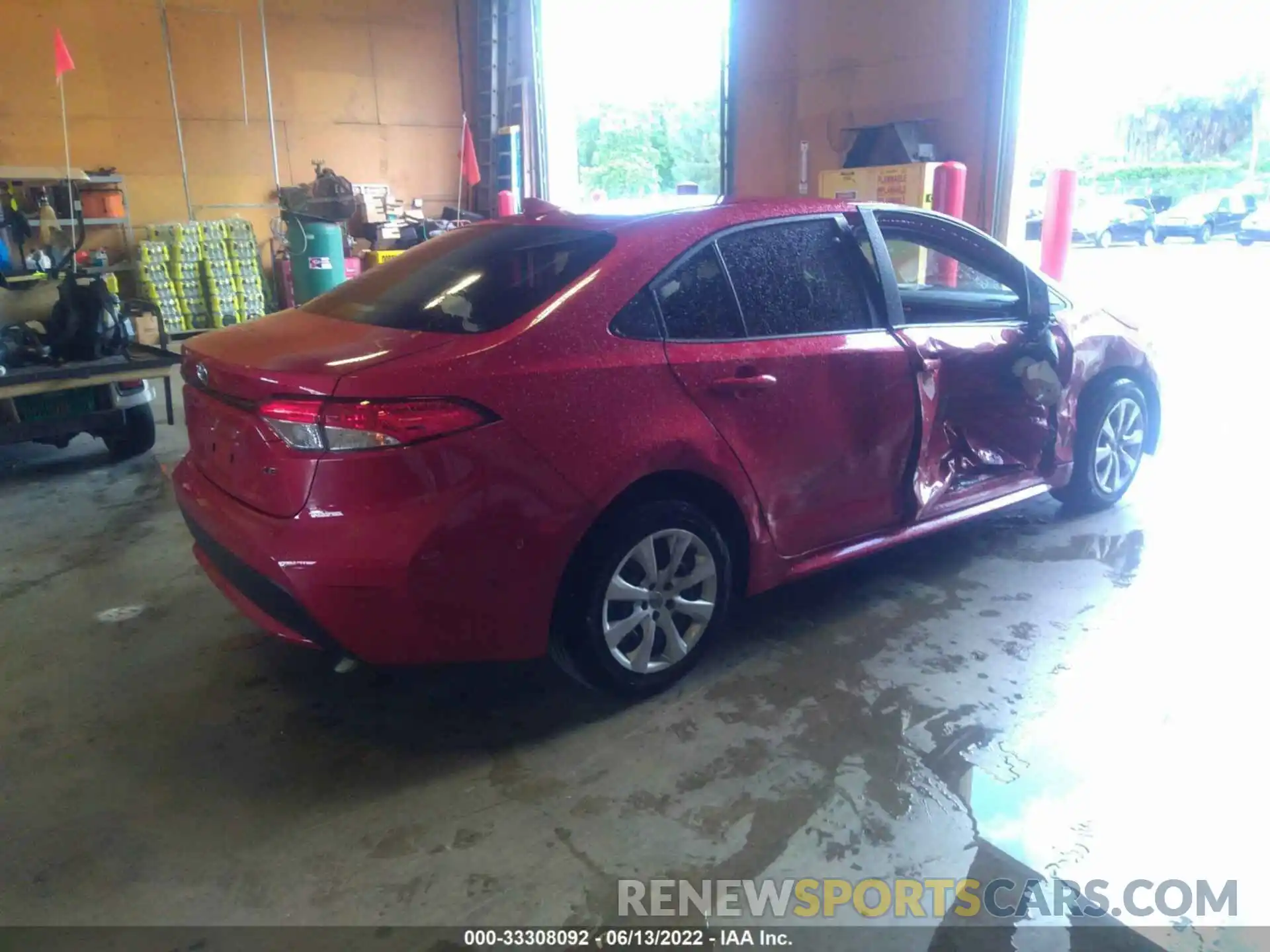 4 Photograph of a damaged car JTDEPMAE5MJ176125 TOYOTA COROLLA 2021