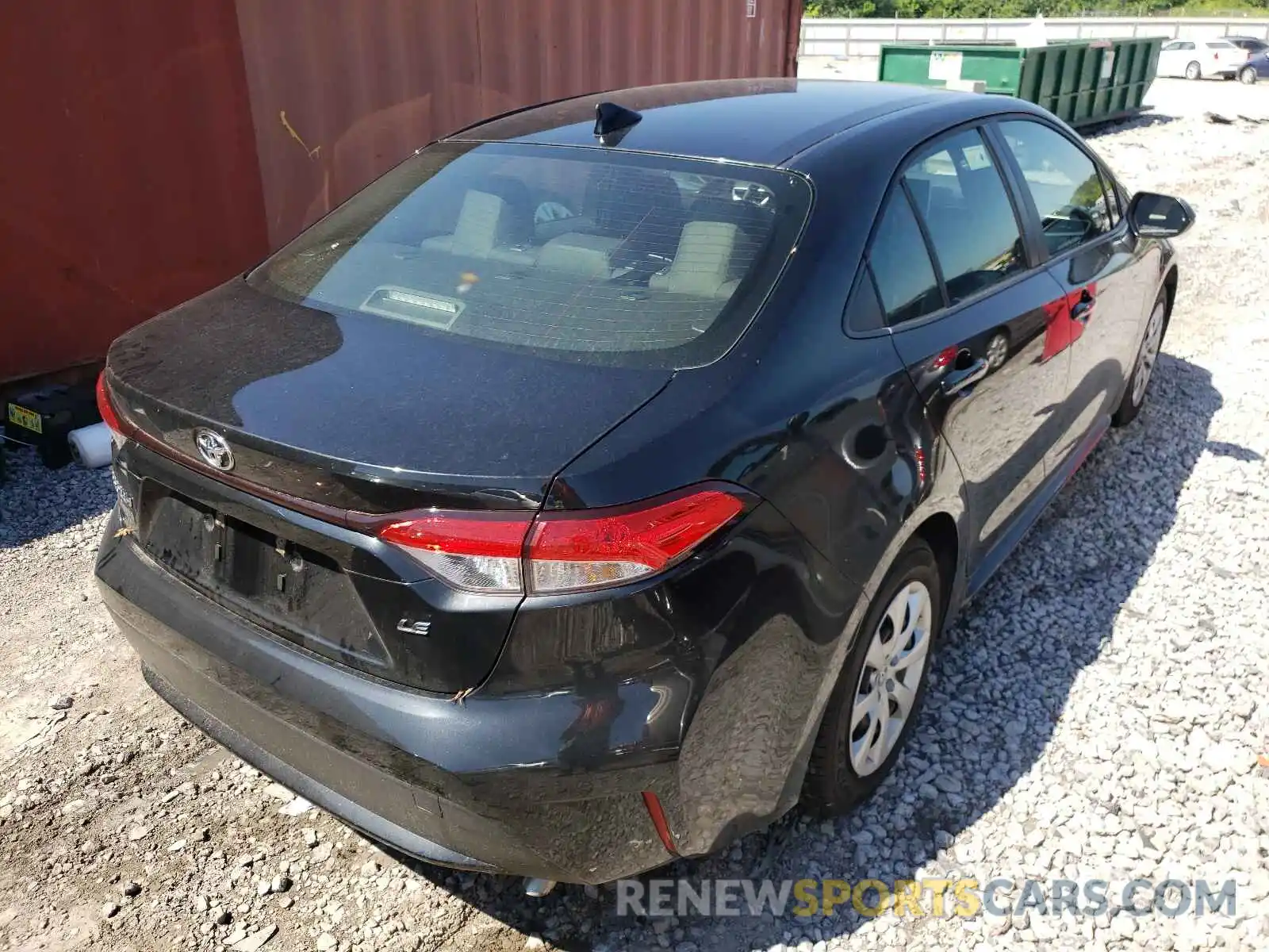 4 Photograph of a damaged car JTDEPMAE5MJ176691 TOYOTA COROLLA 2021