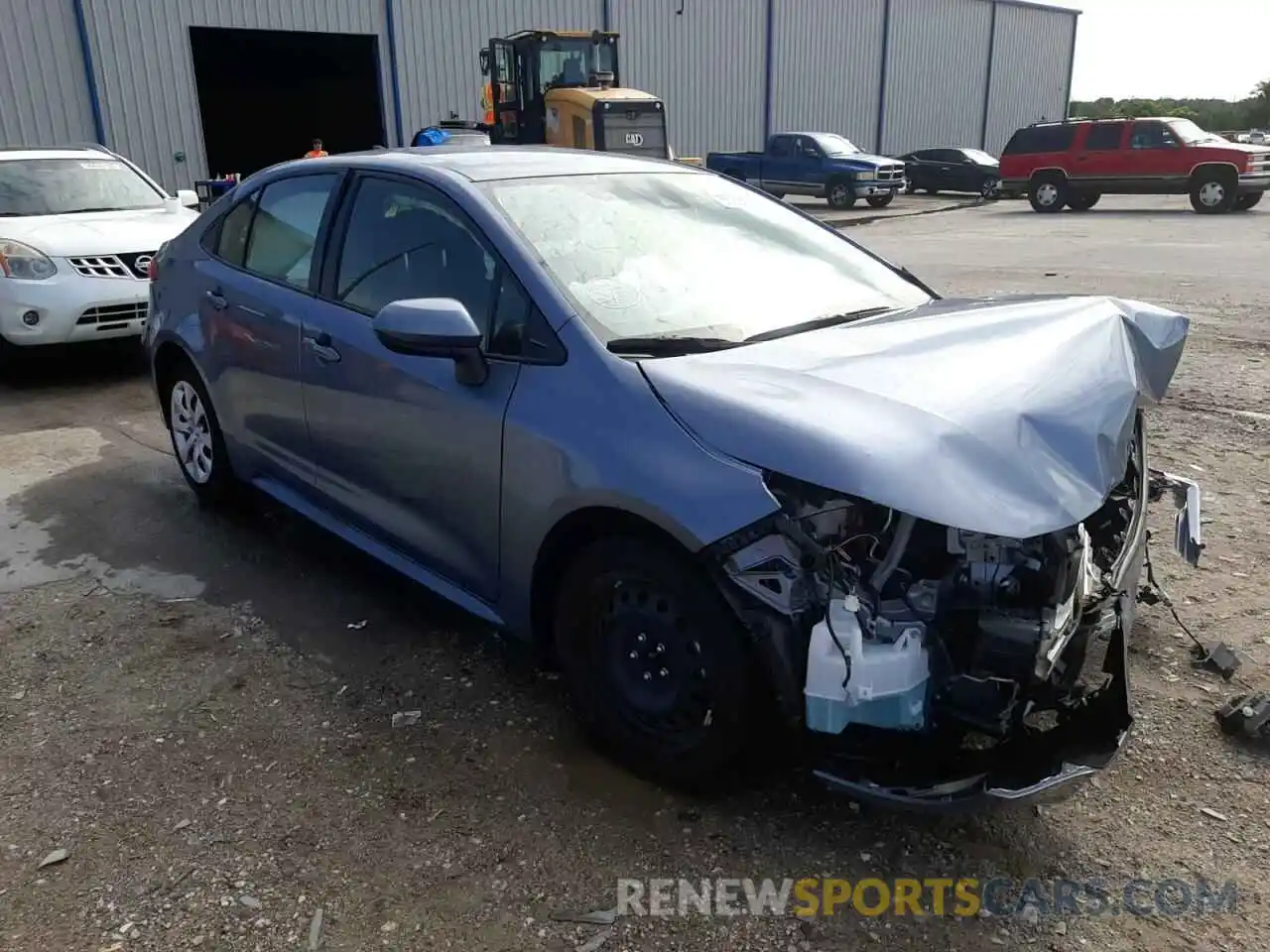 1 Photograph of a damaged car JTDEPMAE5MJ178022 TOYOTA COROLLA 2021